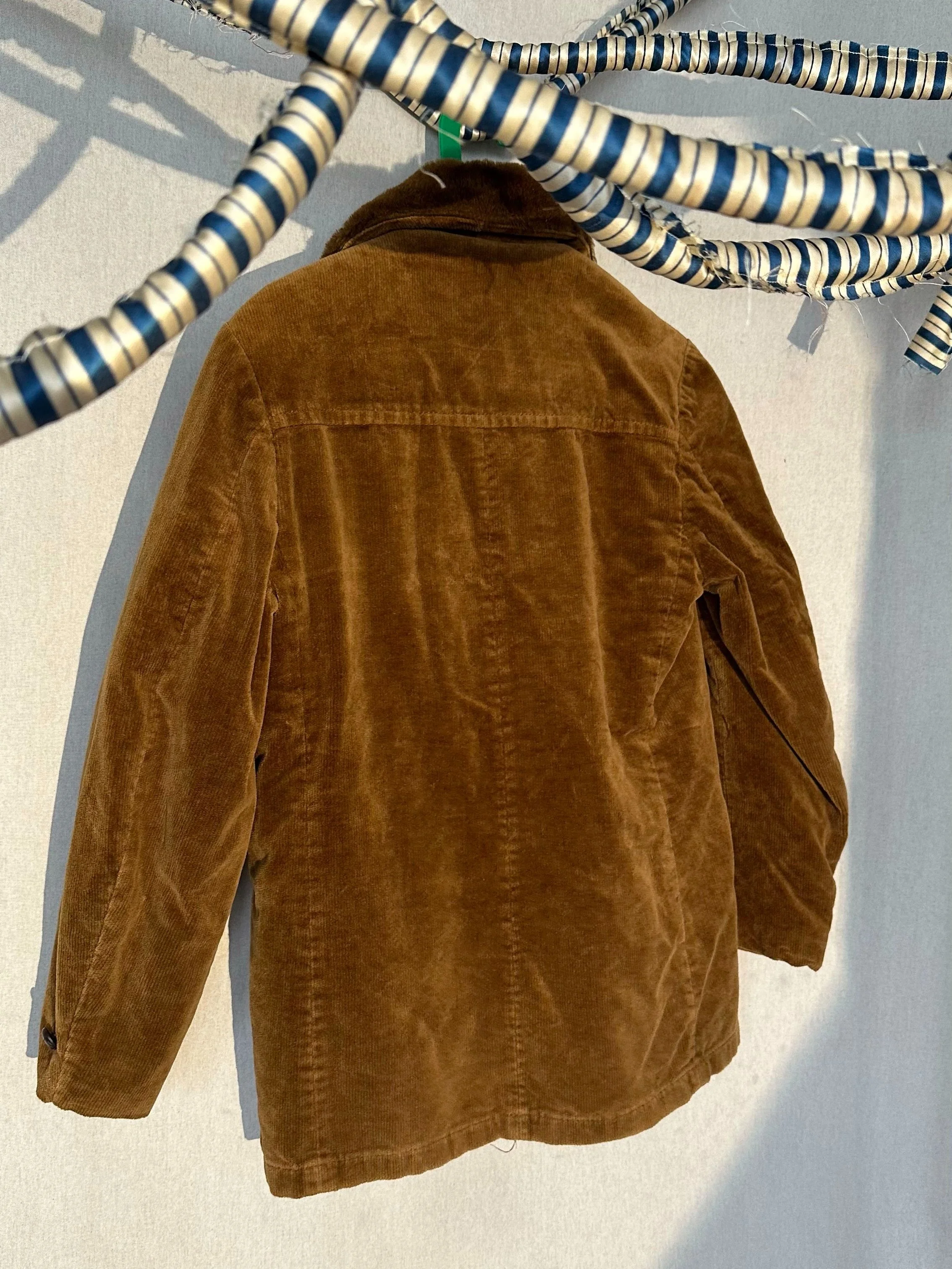 INFINITE REGRESS vintage Sears 1970s velour coat