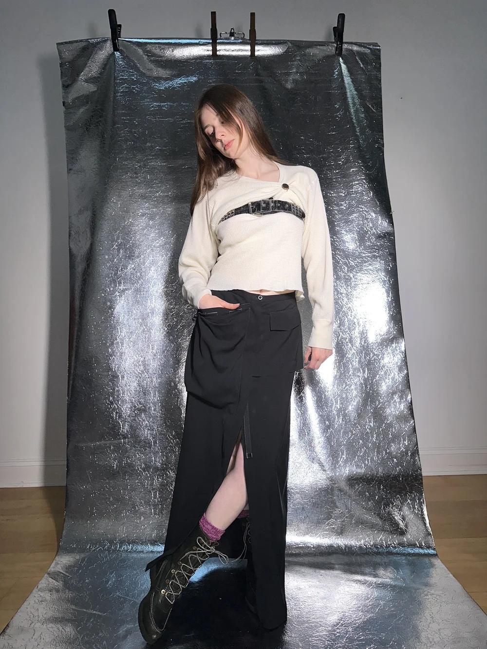 2000s Marithé + François Girbaud cargo maxi skirt — INFINITE REGRESS