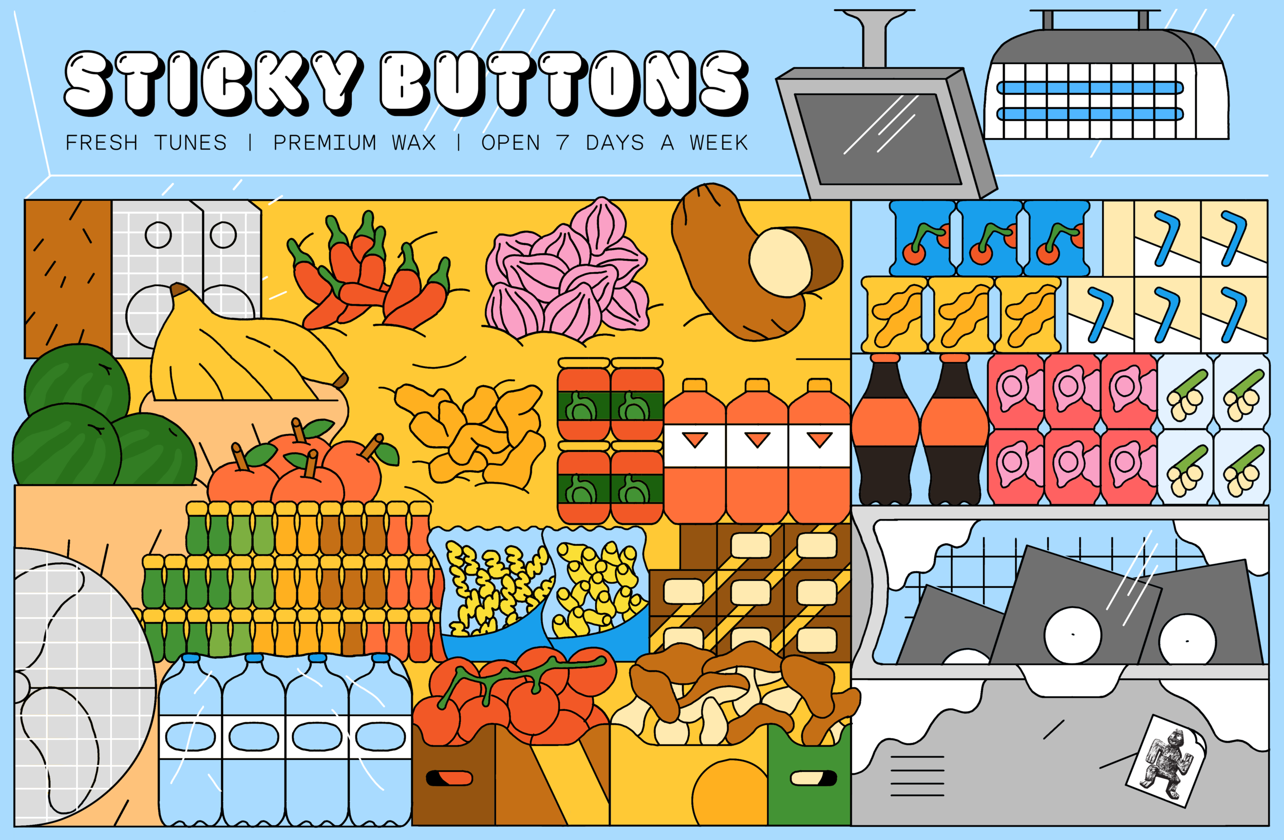 STICKY BUTTONS