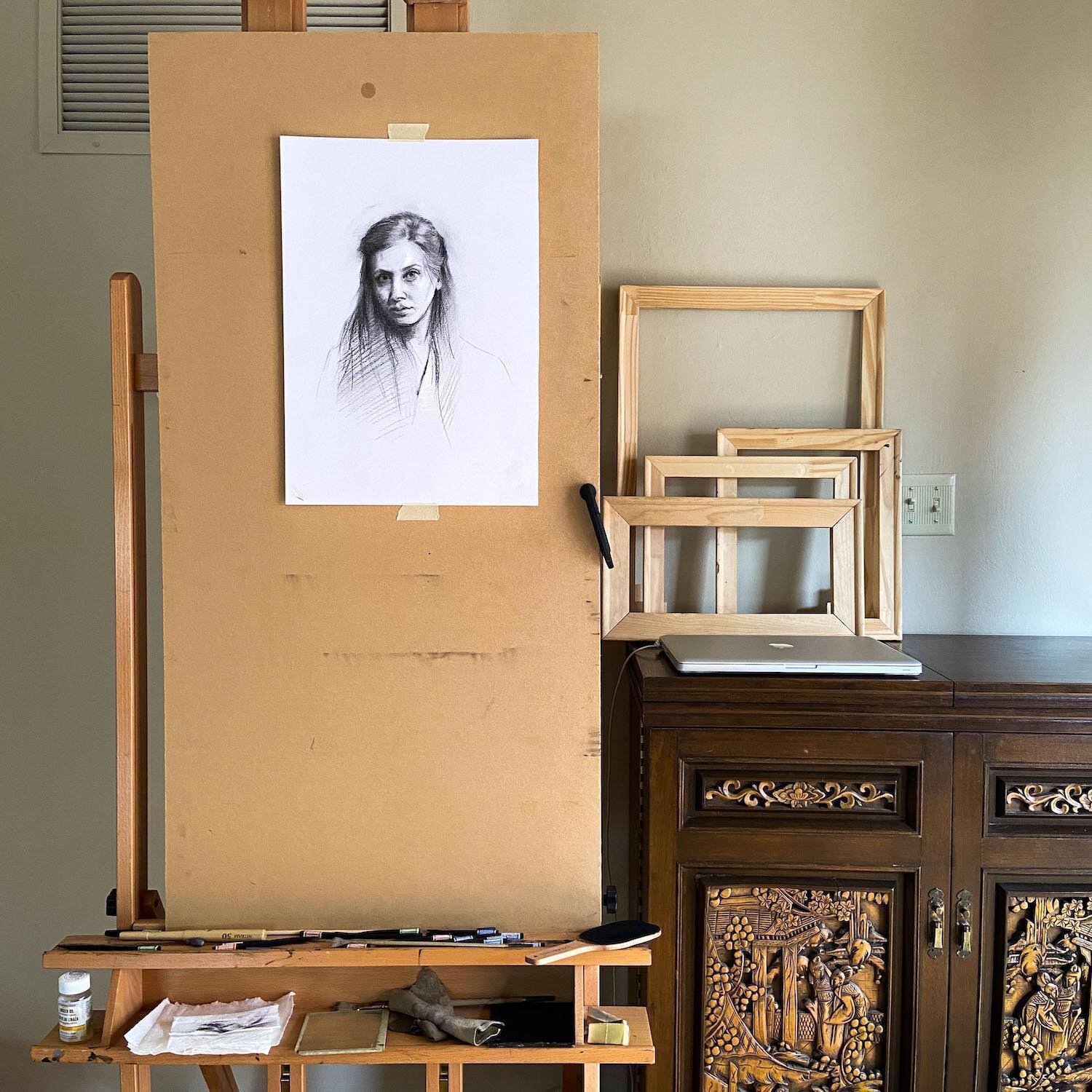 Self Portrait Drawing Small studio shot.jpg