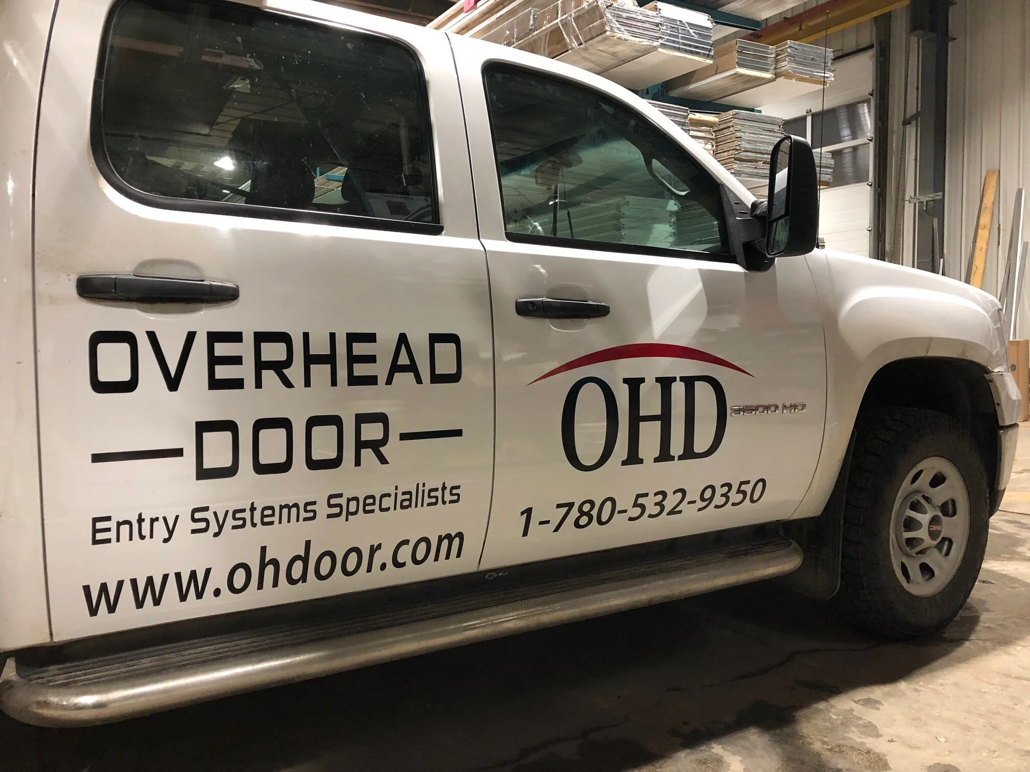 Vehicle door decals