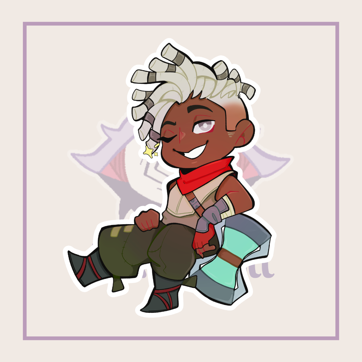 2XKO Ekko | Vinyl Sticker