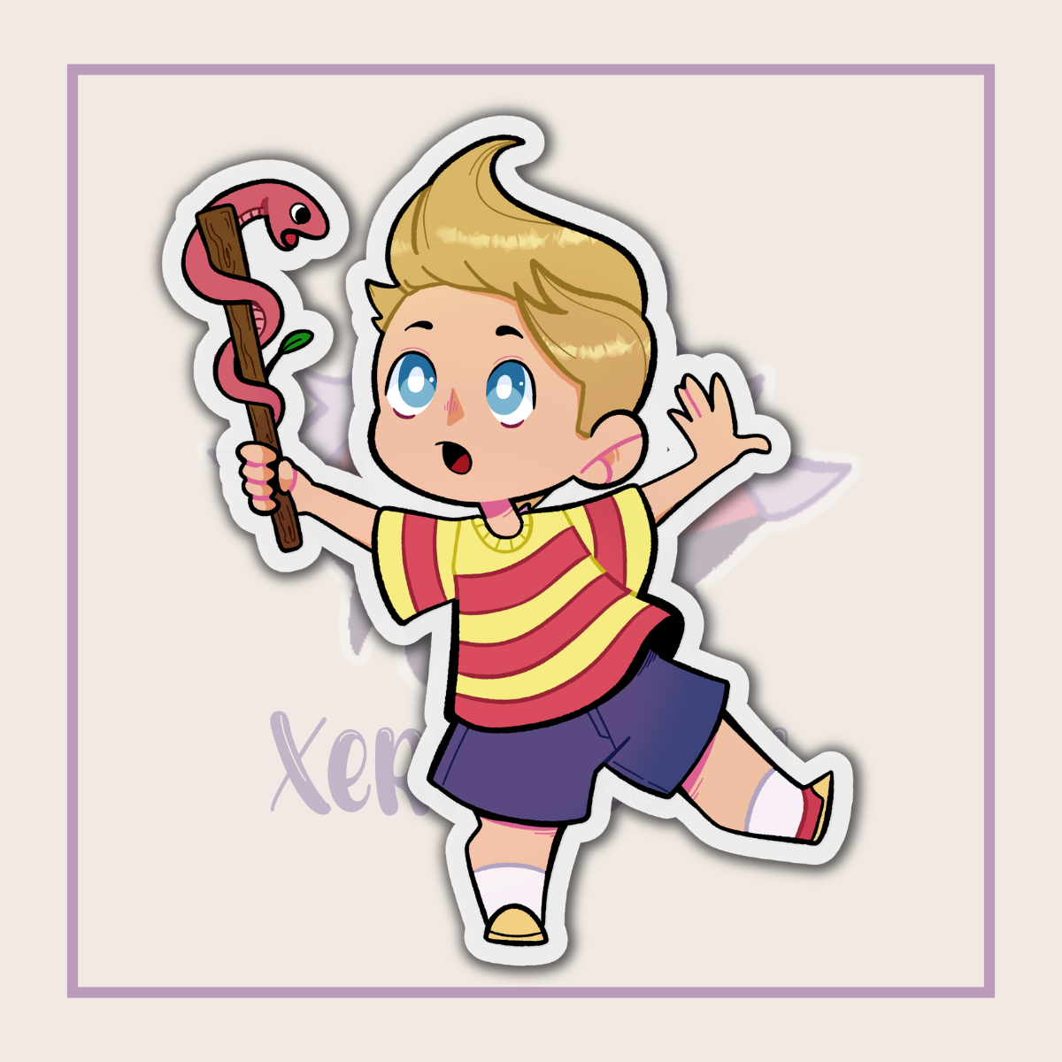 SSBB | Lucas - Vinyl Sticker
