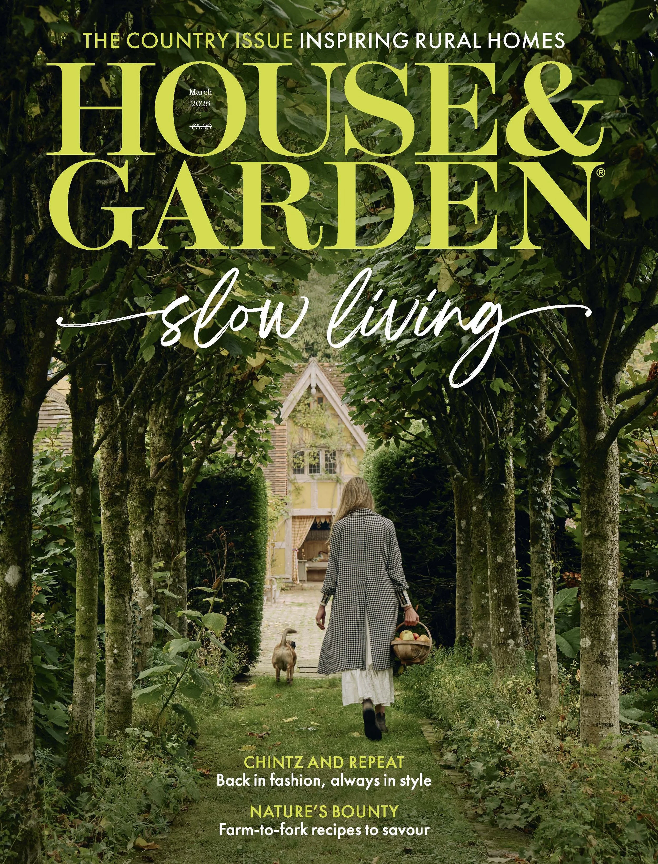 House & Garden Slow Living Issue, Artist Feature. March 2026.