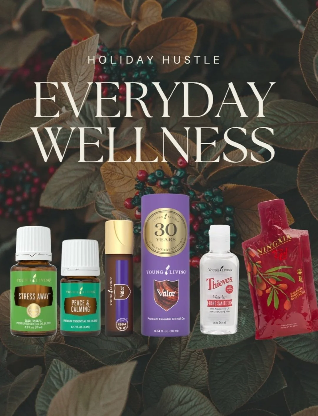 This time of year can get busy &mdash; but your oils can help keep things simple and calm!

🕯️ Diffuse Peace &amp; Calming or Stress Away while wrapping gifts or tackling your to-do list.
🌿 Roll Valor on your wrists before holiday gatherings for a 