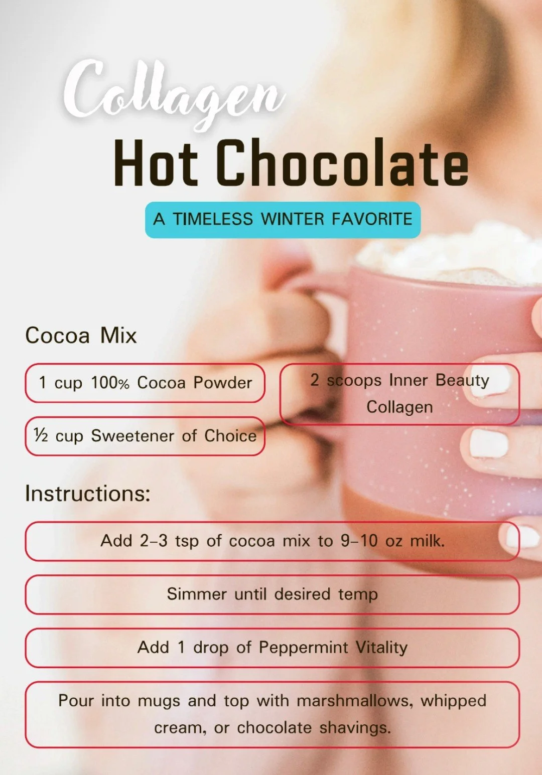 Hot chocolate&hellip; but make it wellness ✨☕

This collagen hot chocolate recipe is one of the cozy rituals featured inside this month's OILR Mag&mdash;perfect for winter nights when you want something comforting and supportive for your body.

It&rs