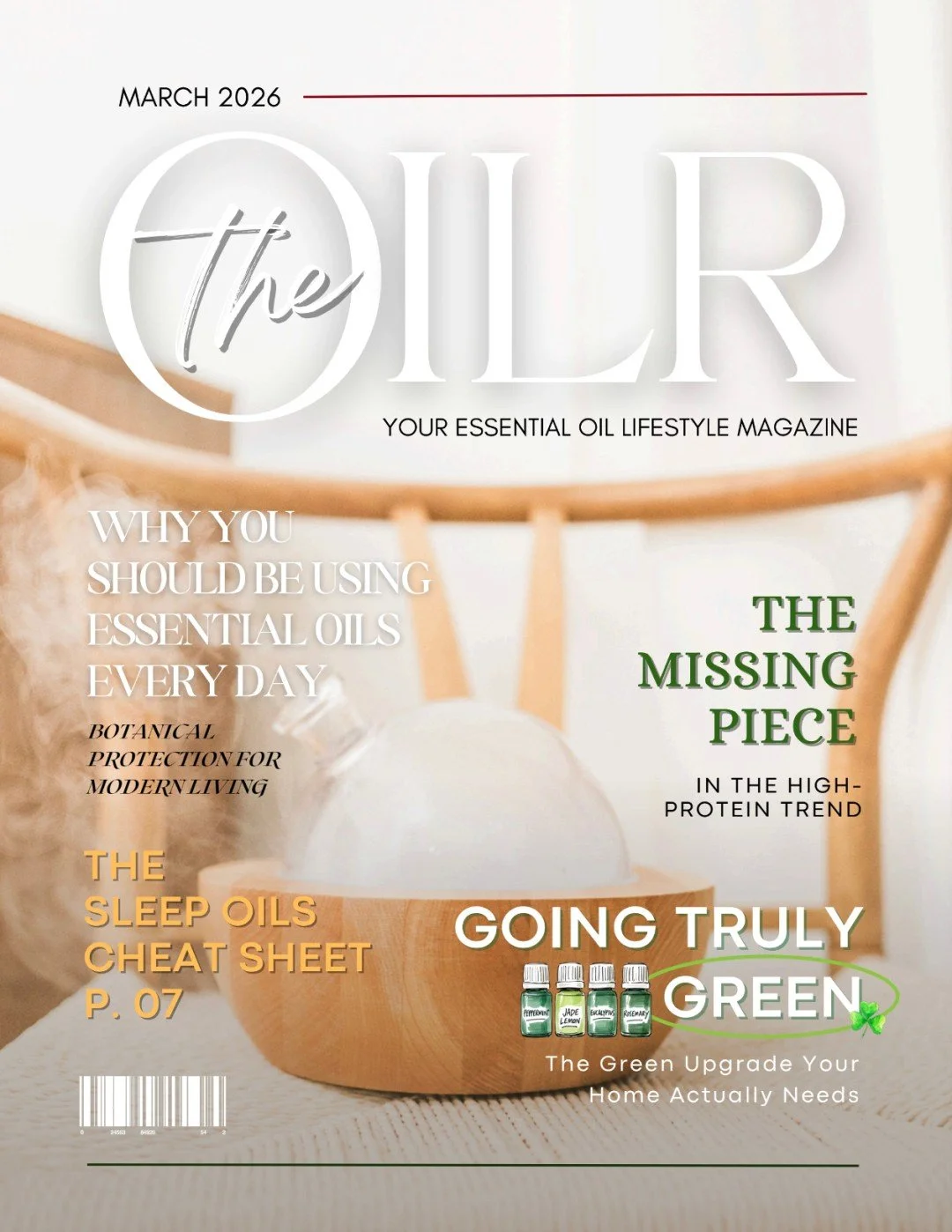 March always feels like a reset 🌿

Longer days, fresh air, and small habits that help you feel more grounded heading into spring.

This month&rsquo;s issue covers everyday essential oil rituals, sleep oils, simple green home swaps, and a closer look