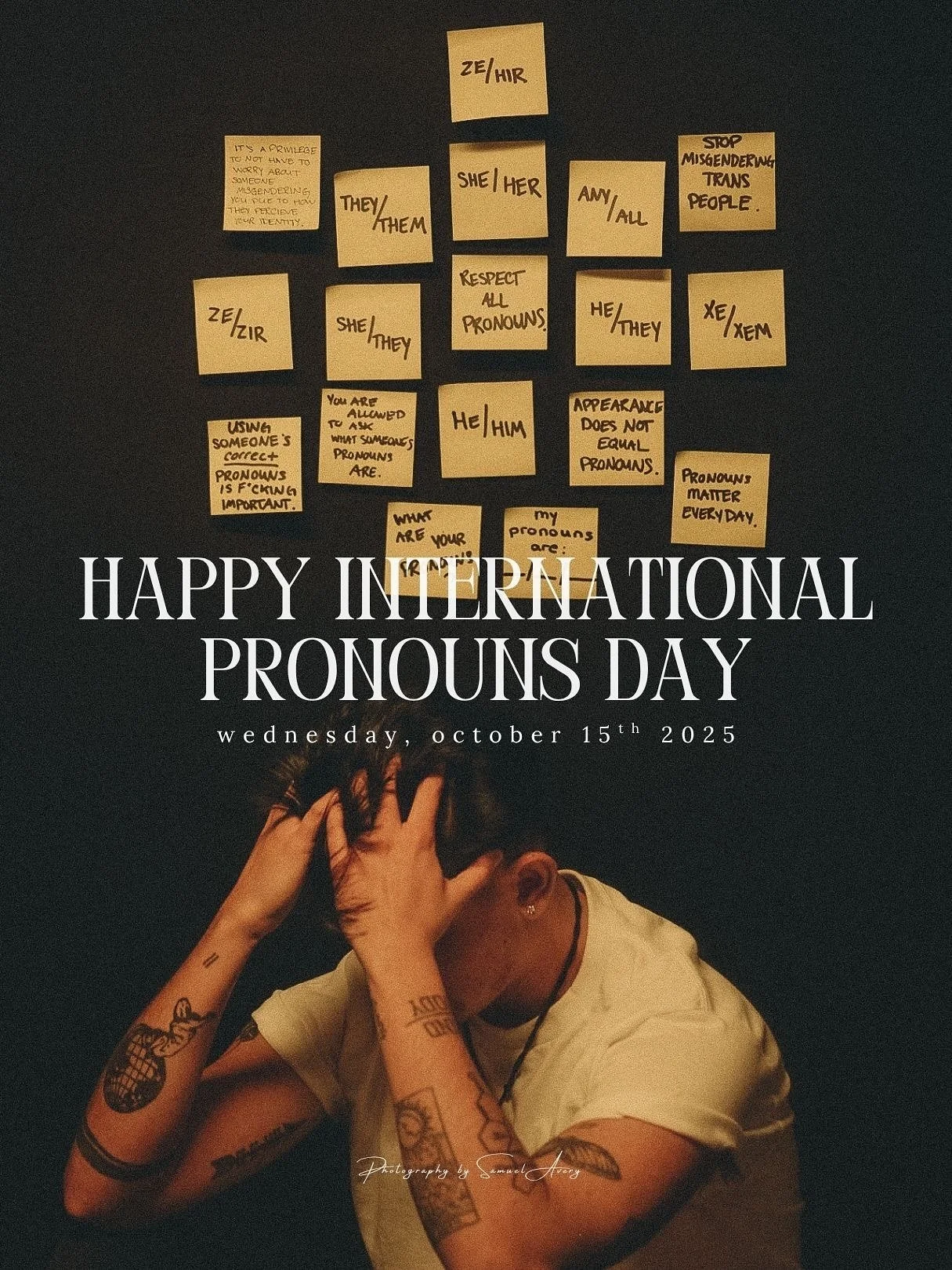 In honor of #InternationalPronounsDay I thought I would bring back this self portrait photoshoot that I did a few years ago&hellip; 

Everything included in this shoot and on my blog is still valid so make sure you read and share if you can since mis