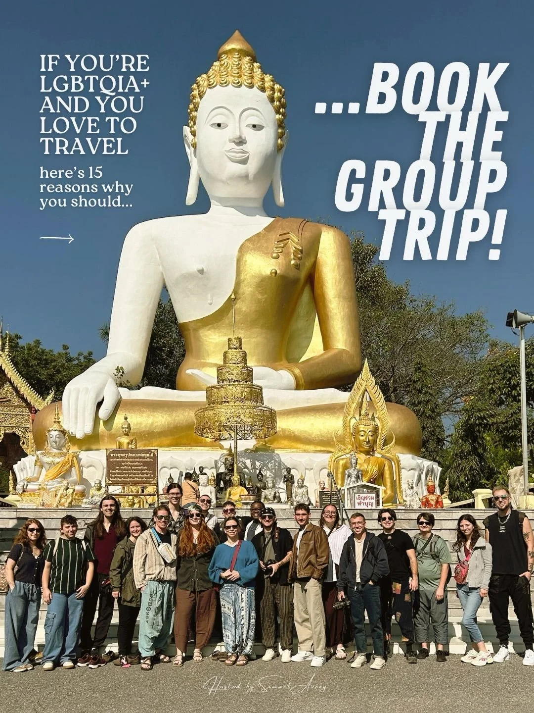 15 reasons why you should book the group trip! 🏳️&zwj;🌈✈️

Read more about each reason on my travel blog on my website! 

I&rsquo;m organizing 3 more group trips this year for you to be a part of if you want to travel with me in 2026! 

🏕️ Camping