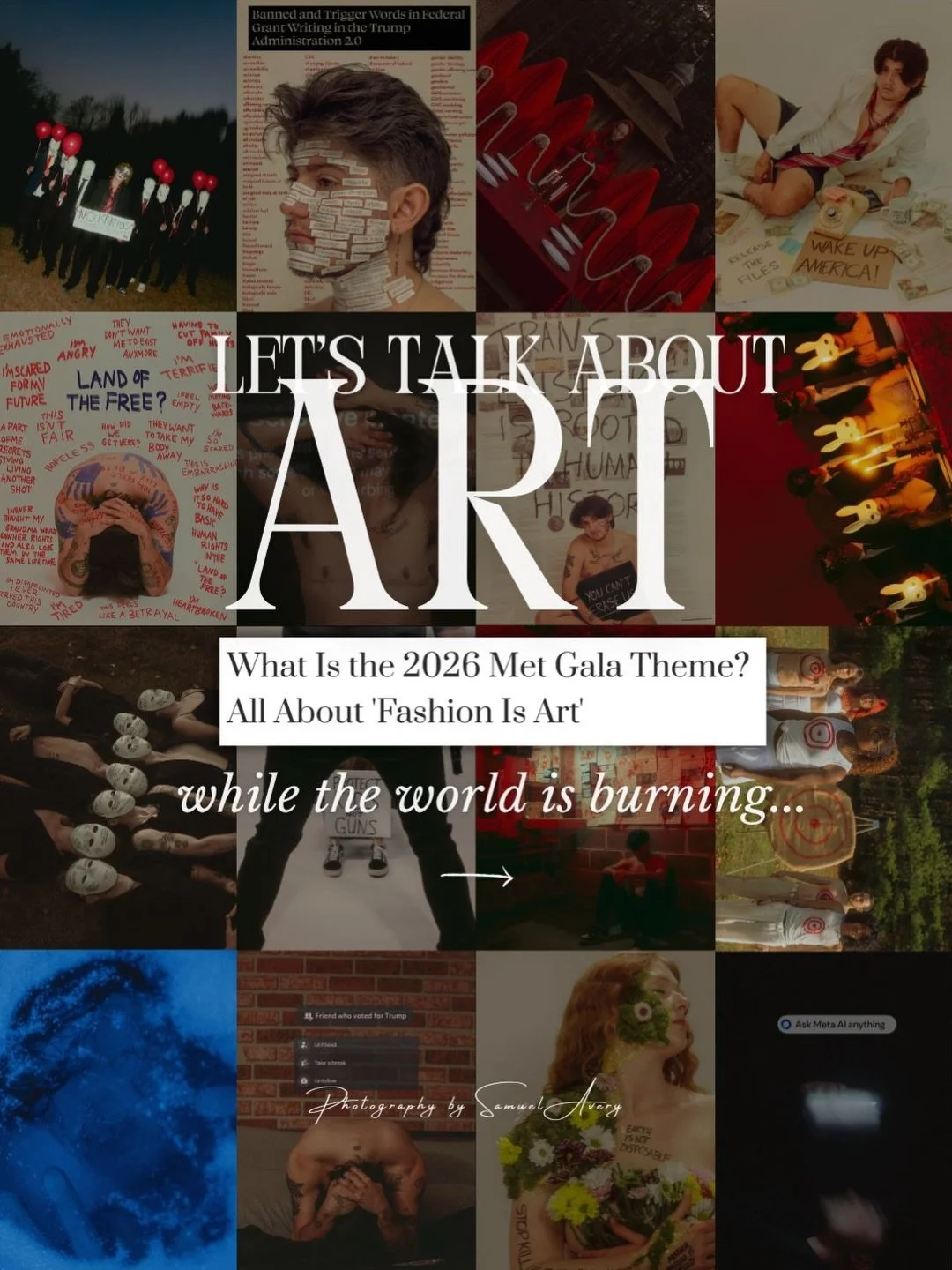 I couldn&rsquo;t help but make my own post about this considering my feed was getting flooded with coverage from the Met Gala. 

Yet the real stories and headlines that matter seem to always get censored or hidden. 

So I thought&hellip; why not shar
