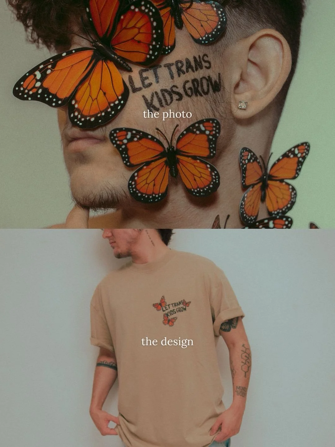 &ldquo;Let Trans Kids Grow&rdquo;

This is probably one of my favorite designs, and self portraits, that I&rsquo;ve ever created. Love it so much it ended up being the cover of my first book too&hellip;

Thought I&rsquo;d start this little series of 