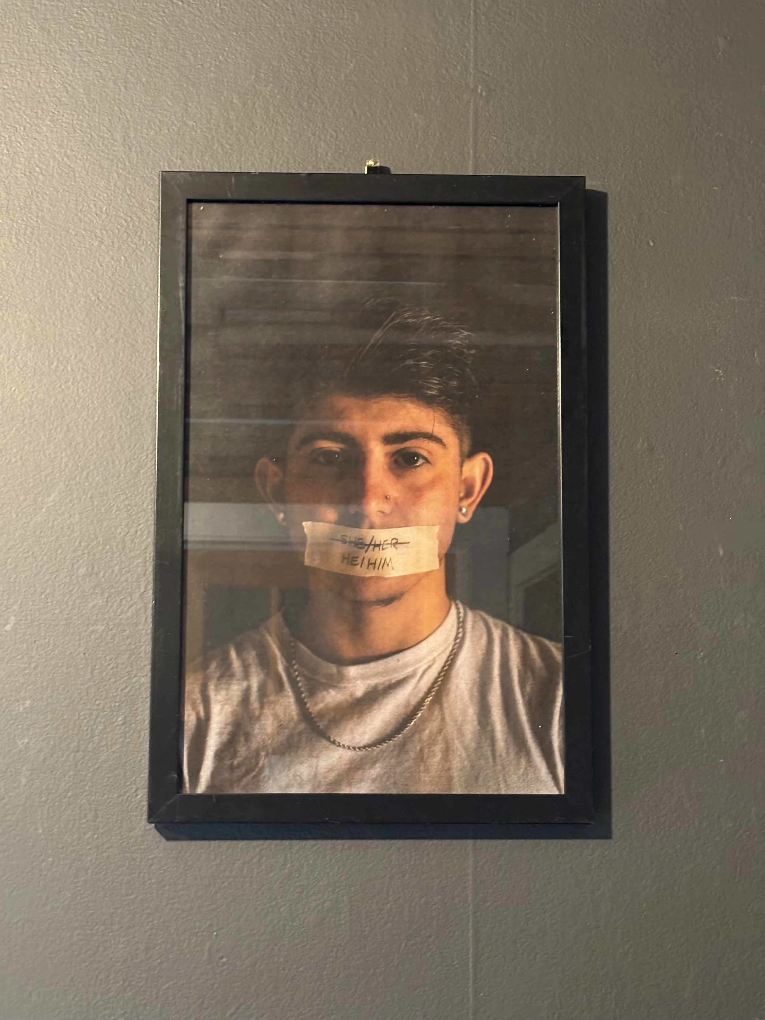 "Stop Misgendering Trans People" Framed Print