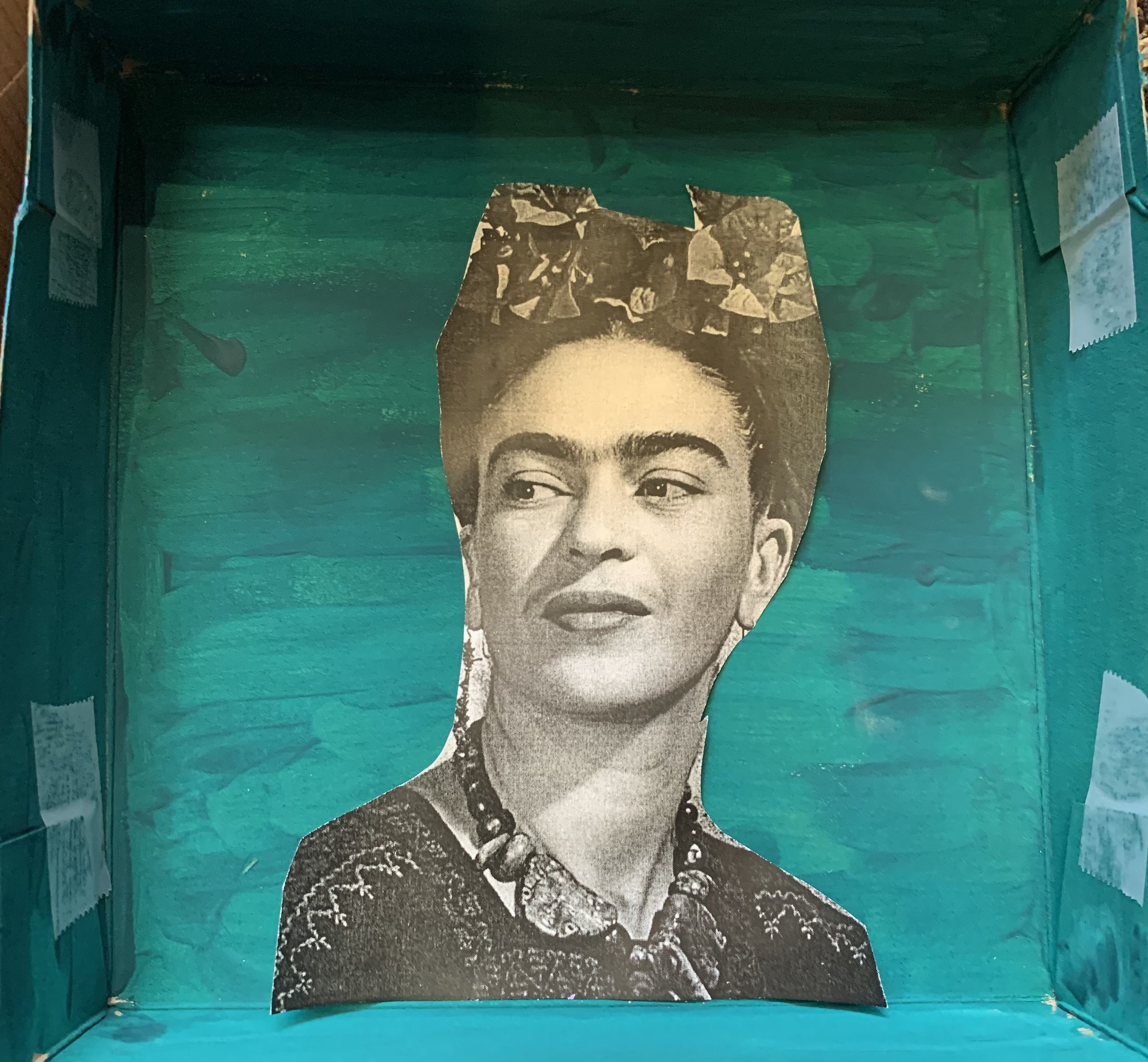 Shadow Box Comemorating Frida Kahlo