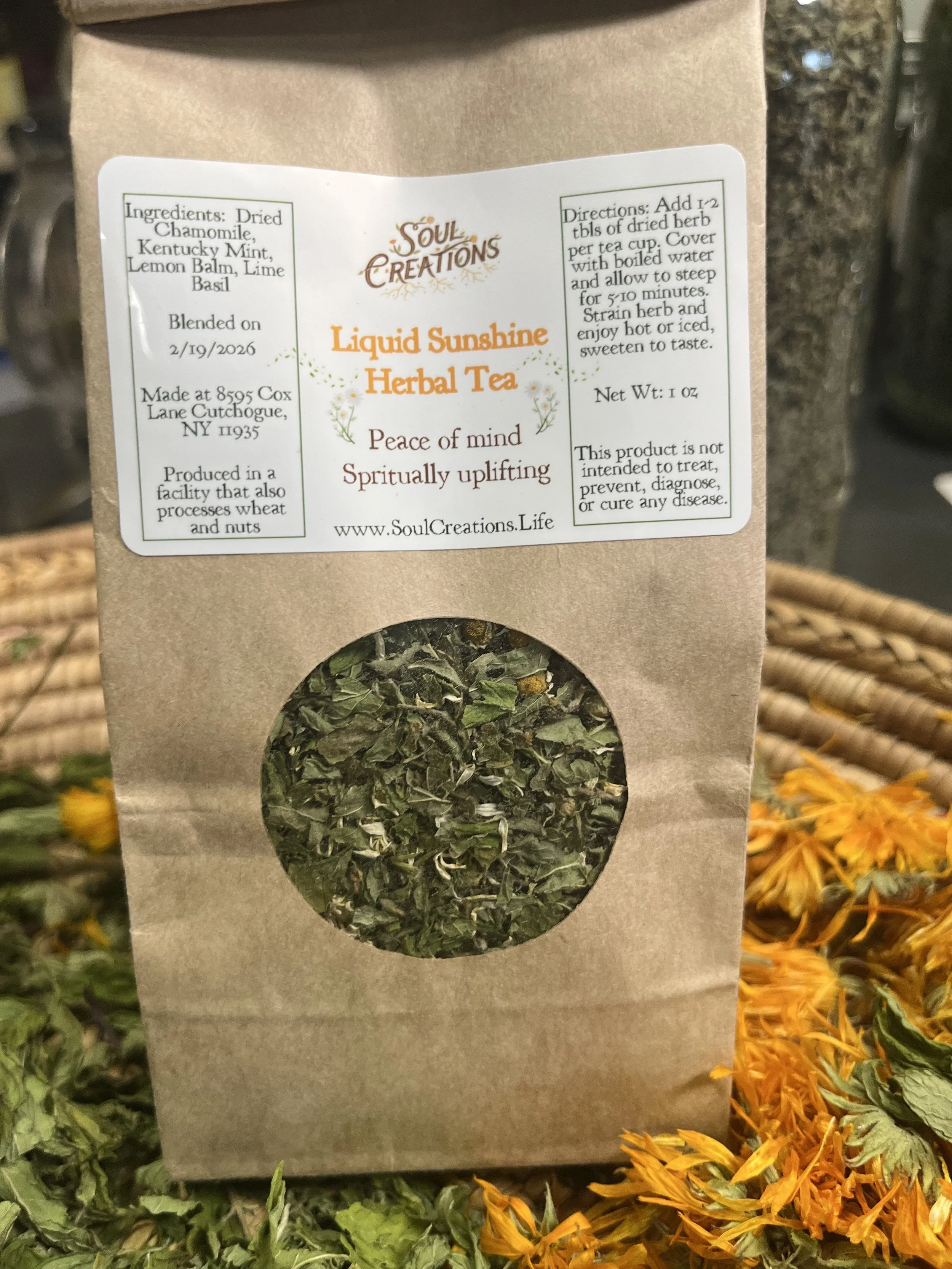 Liquid Sunshine Herbal Tea