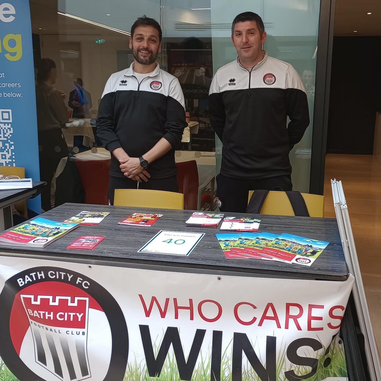 We&rsquo;re at the Bath College Apprenticeships &amp; Careers Fair until 2pm! 🤝🏻

Come and chat to us! 🗣️

#WhoCaresWins | #bathcollegefair24