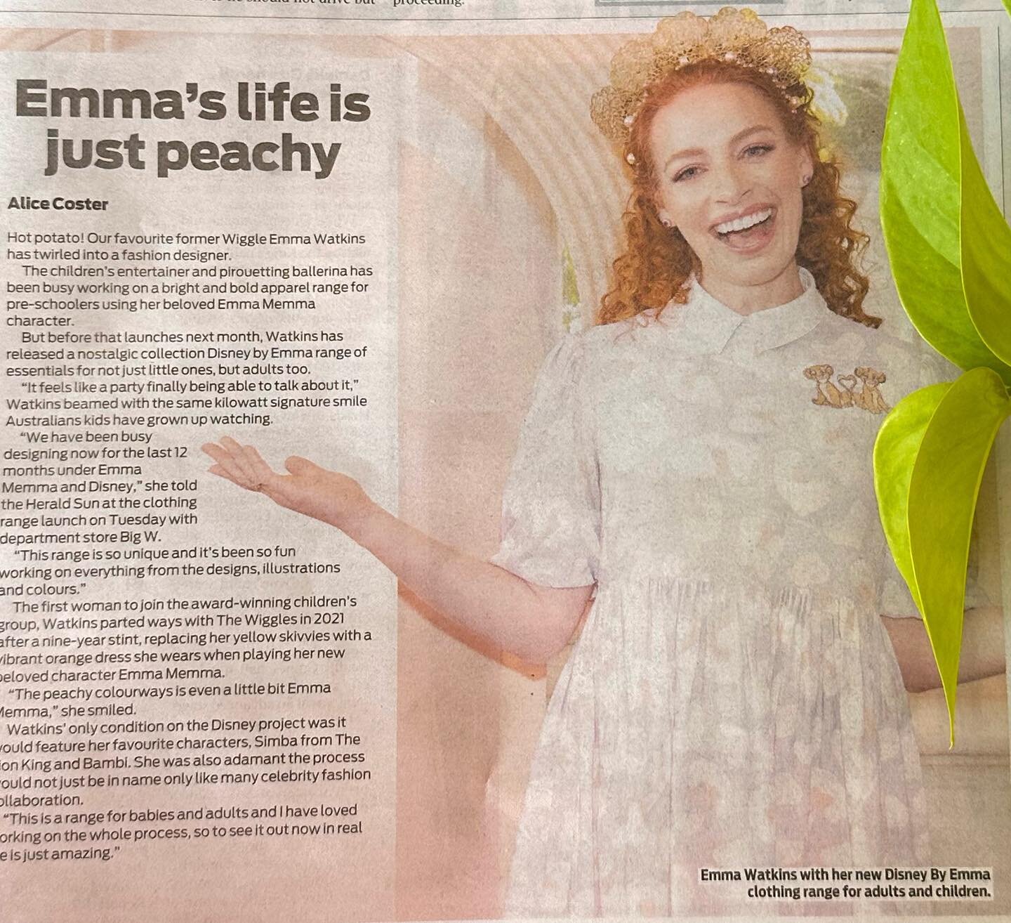 Loving the coverage today in the Herald Sun ✨