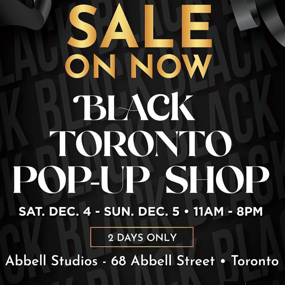Black Toronto Pop-Up Shop Experience

I want to welcome everyone to the Black Toronto Pop-Up Shop Experience. Come by and show some love and support featuring local talented entrepreneurs such as:

@rhowanjames
@mycoatisblue
@inspiredbyfc
@demainetry
