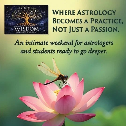 Wisdom Astrology Conference Flyer for March 5-7, 2027 in St. Petersburg, FL with Alexandra Karacostas, Arlan Wise, Anne Ortelee, and Sandra-Leigh Serio