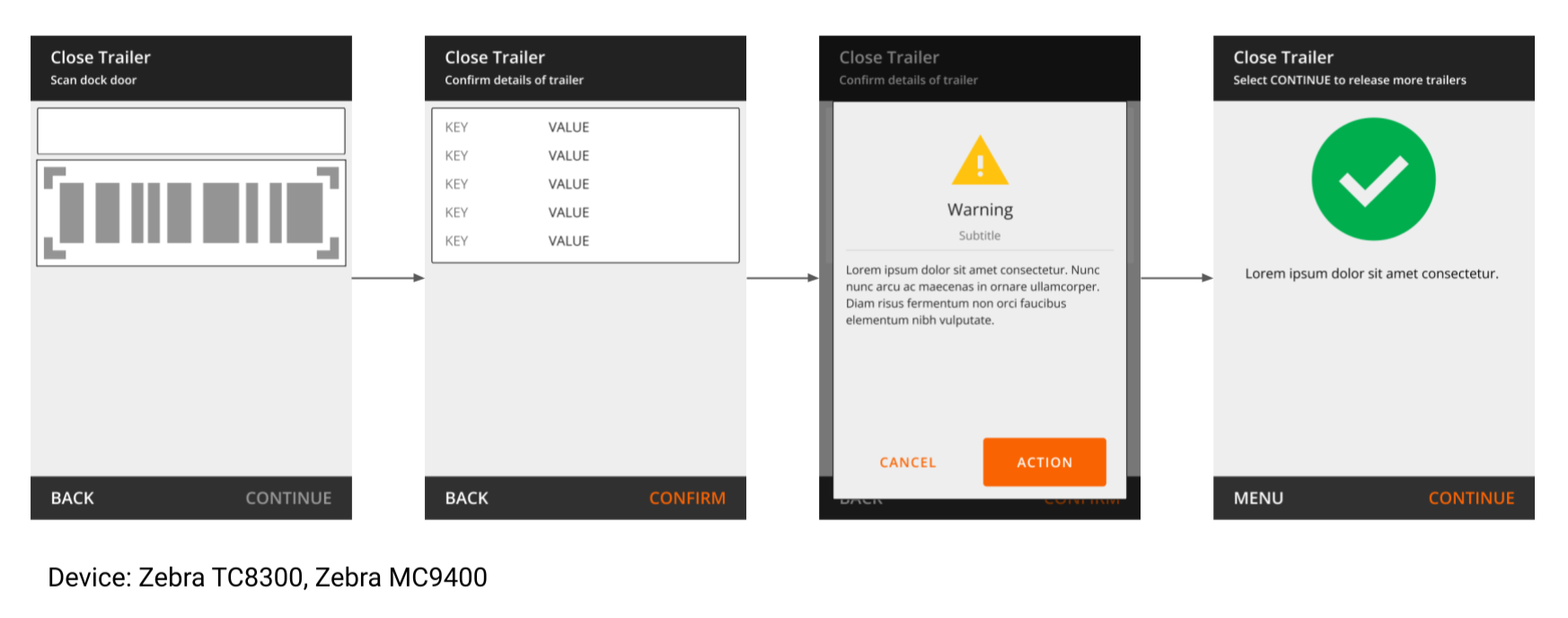 Mid-Fidelity Wireframes