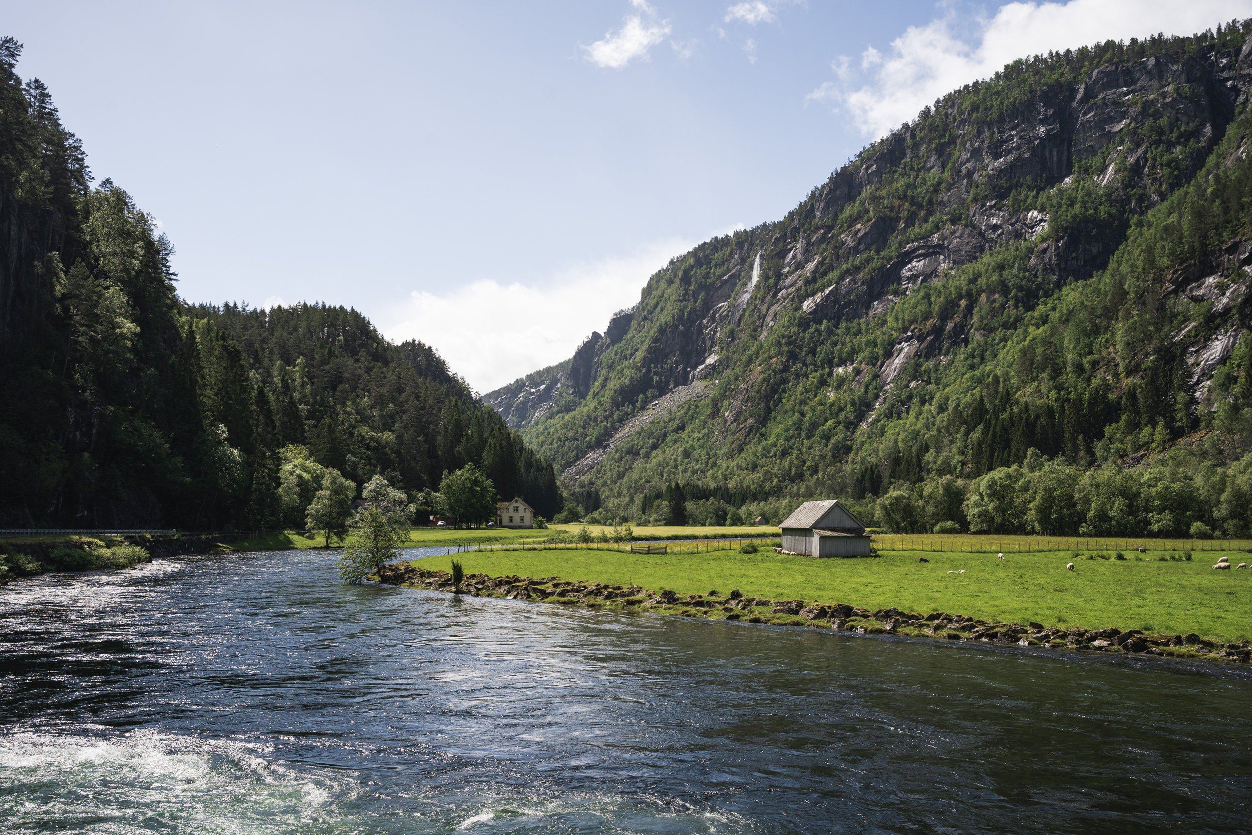 The drive to Odda