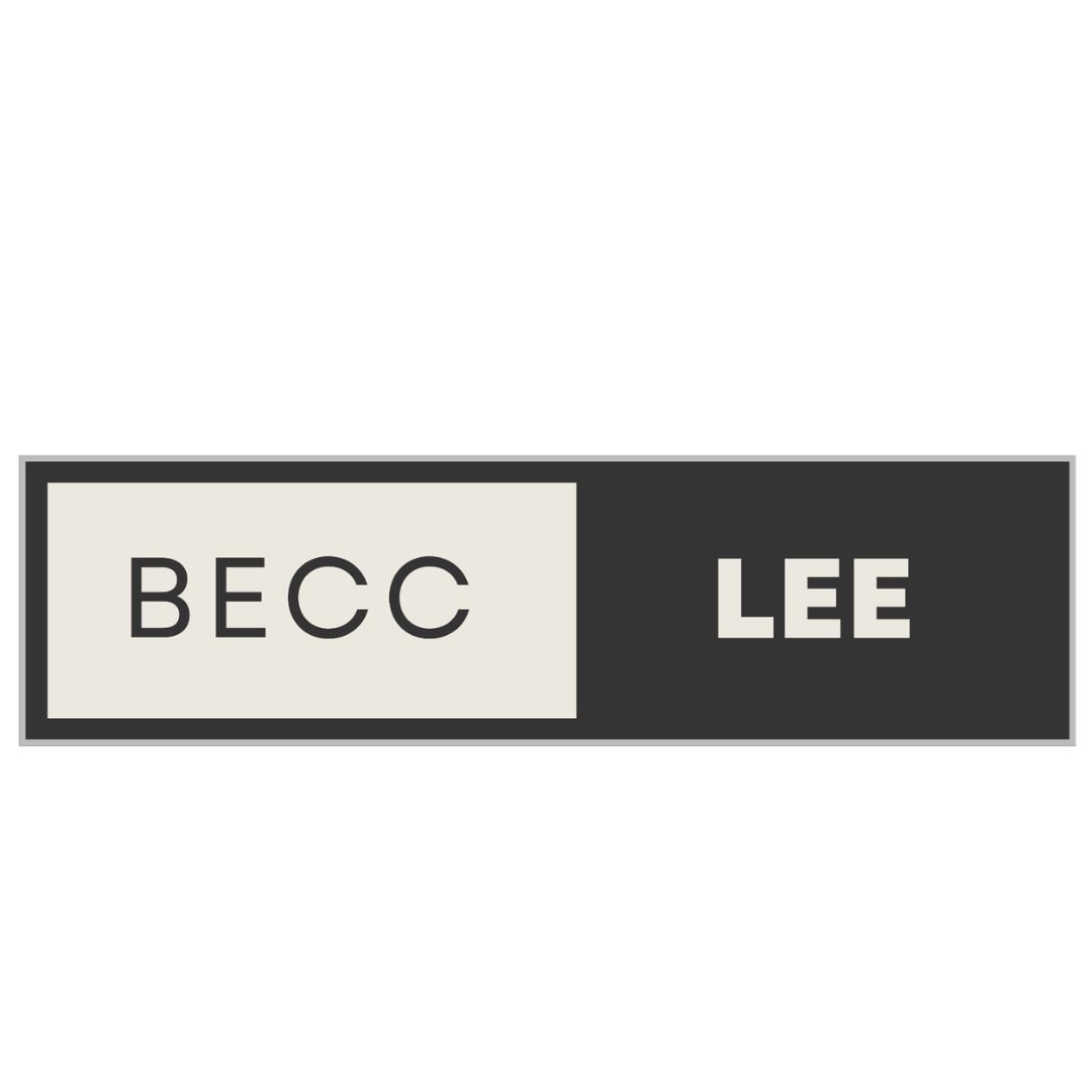 Becc Lee Marketing logo past client of Sarah Marriott