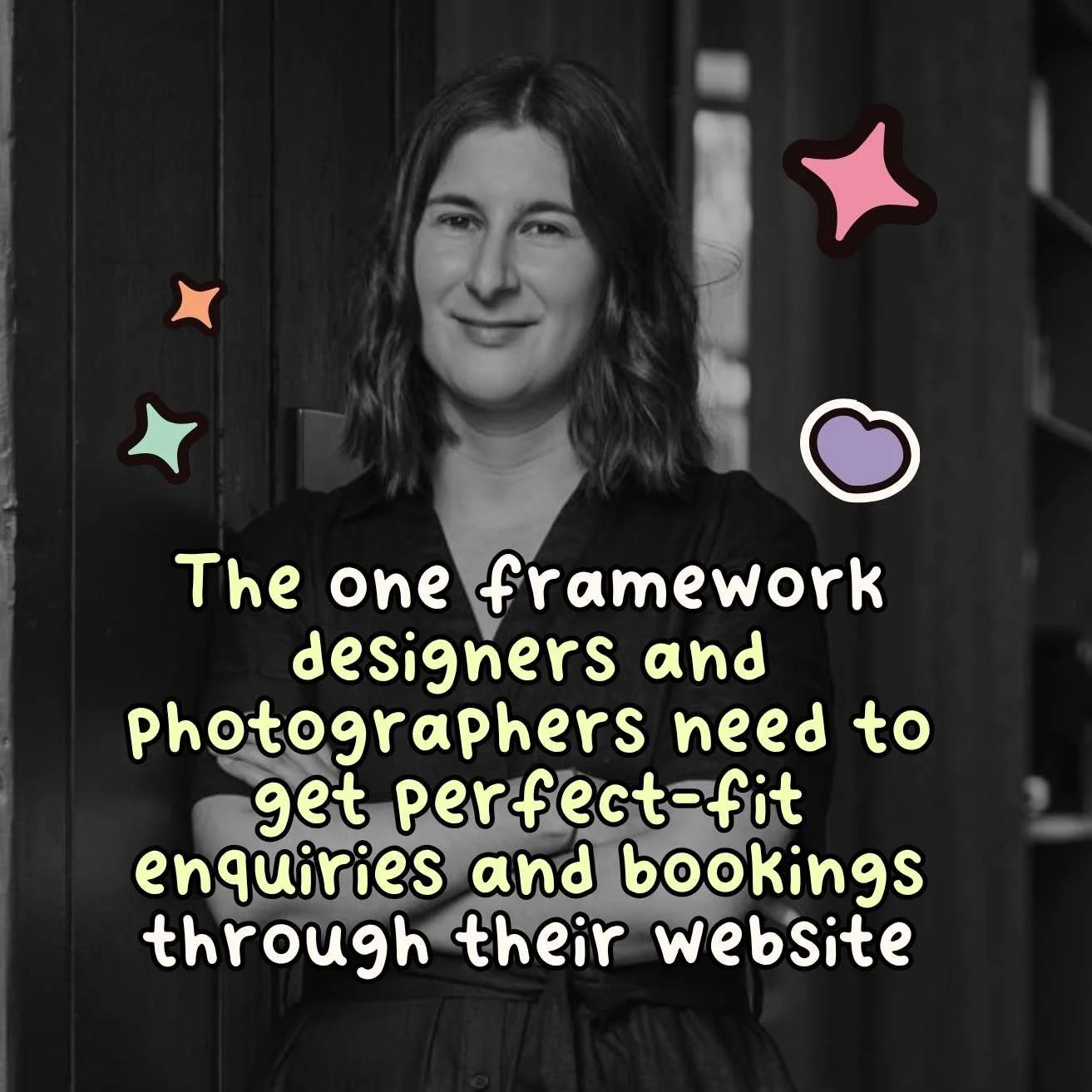 The one framework designers and photographers need to get perfect-fit enquiries and bookings through their website