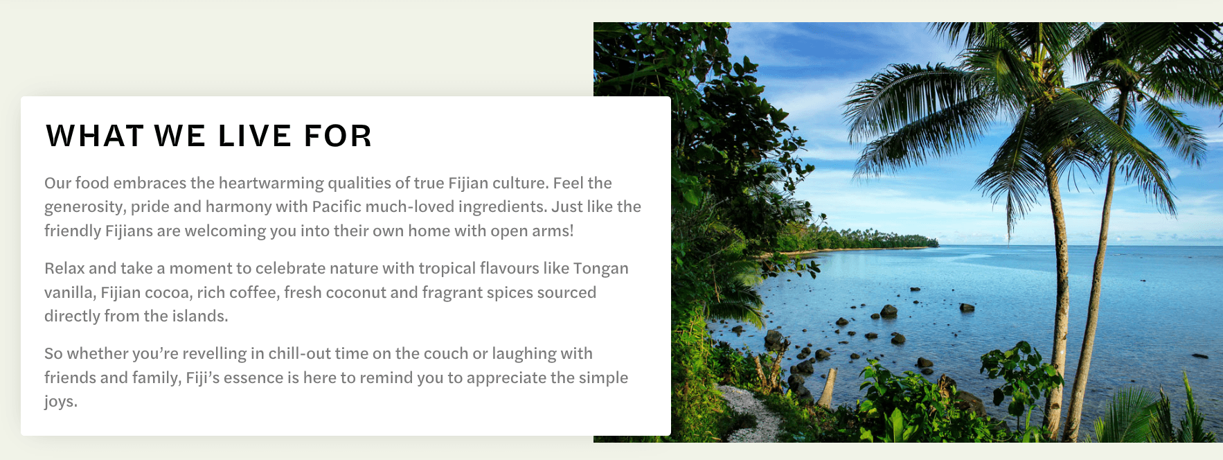 example of website copy about page from Gaia Tree