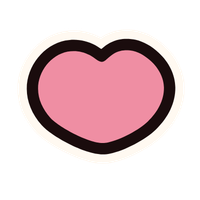 pink heart graphic