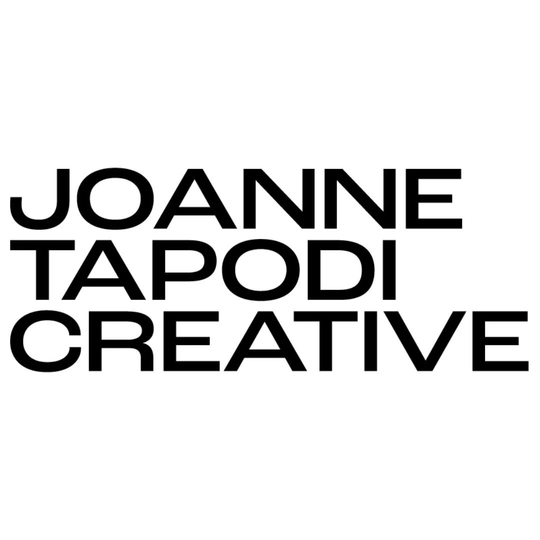 Joanne Tapodi Creative logo past client of Sarah Marriott