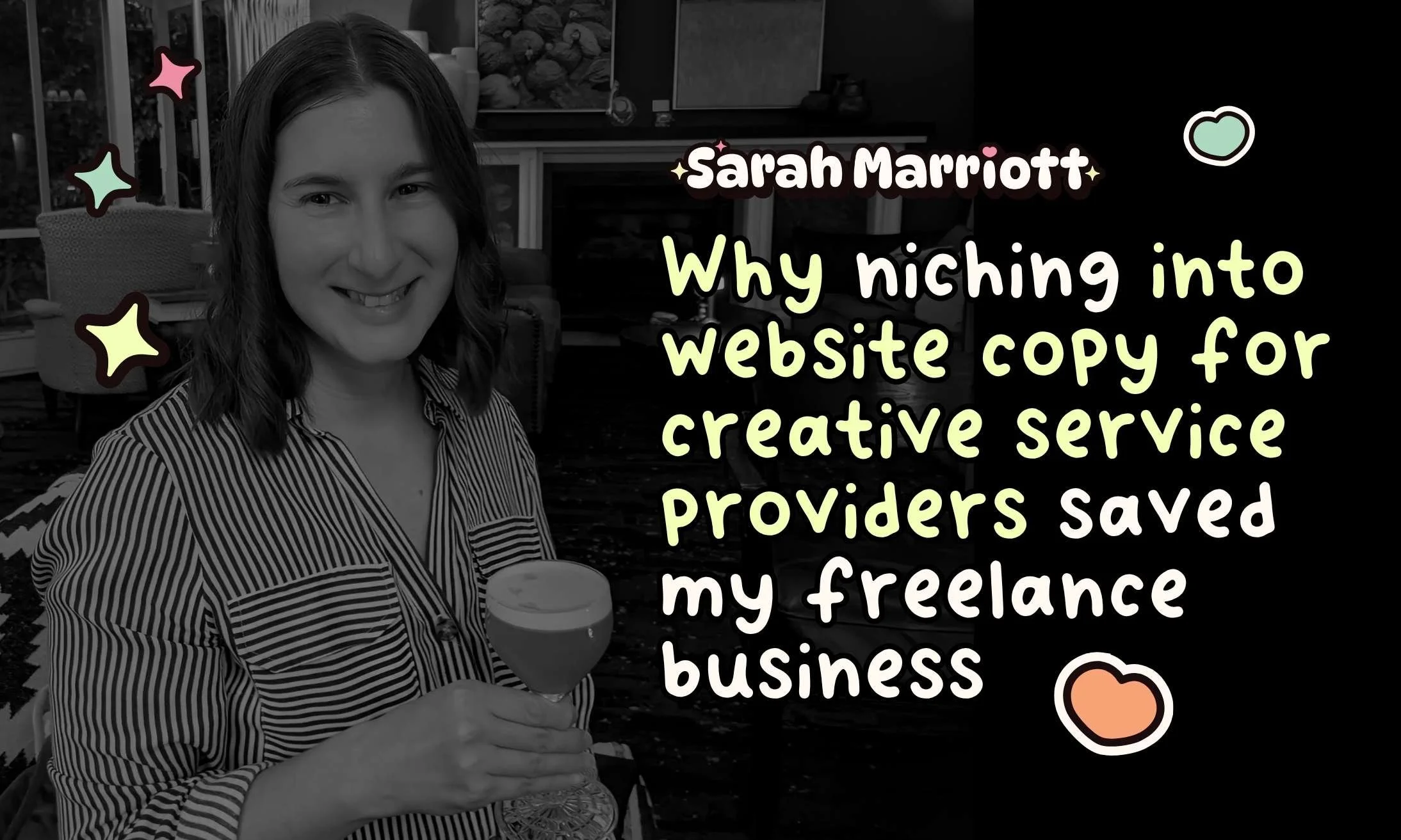 why niching into website copy for creative service providers saved my freelance business hero image