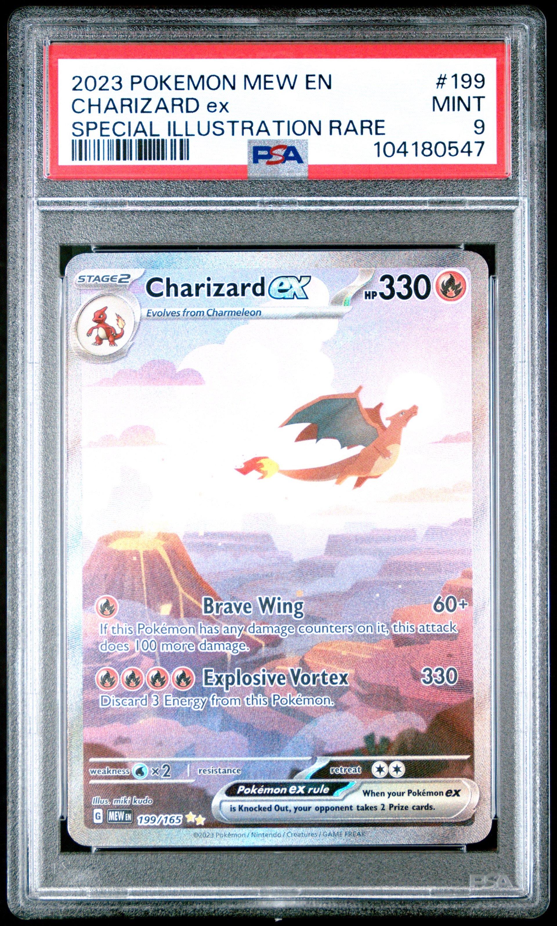 Charizard ex SIR PSA 9
