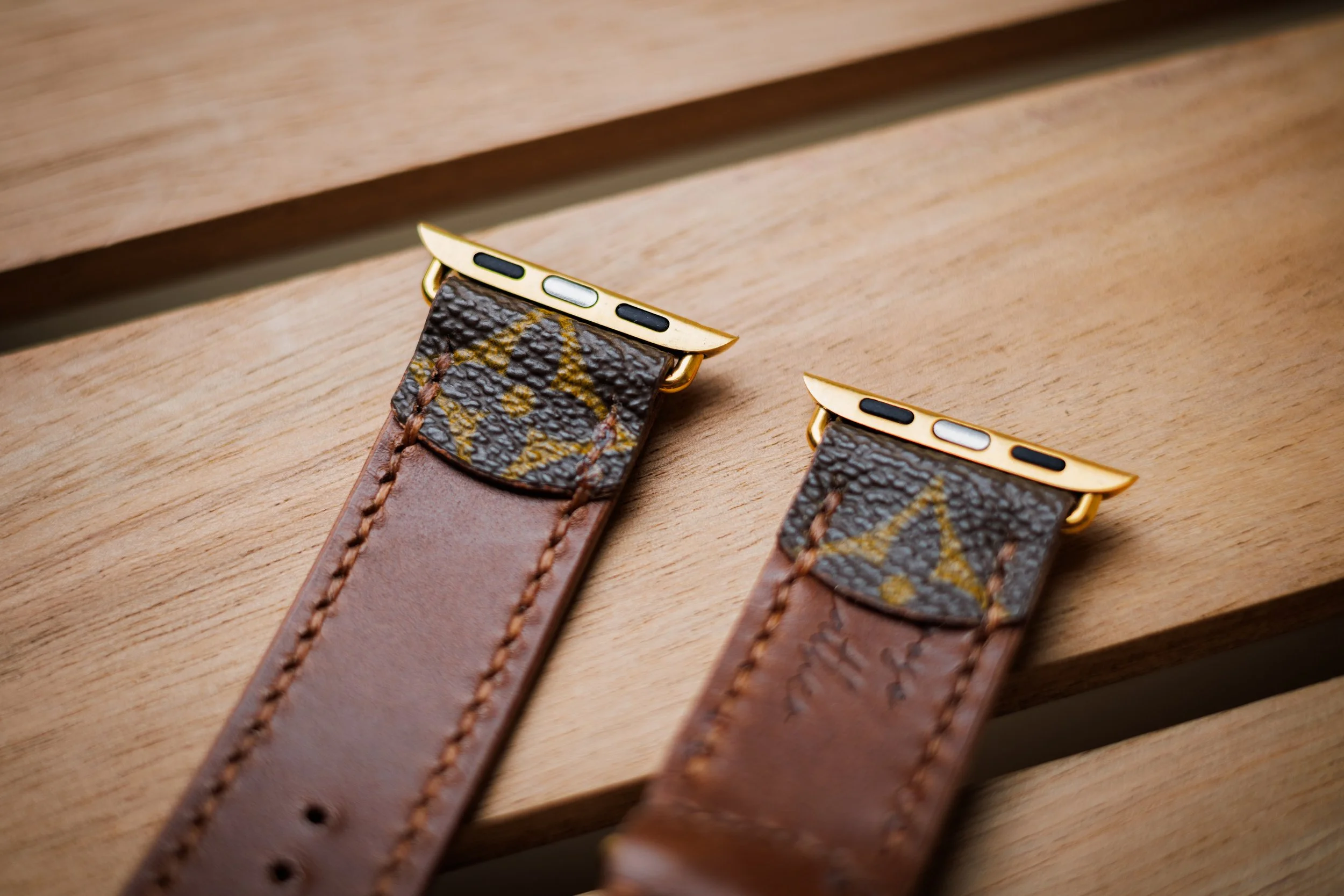 Vuitton Tambour Authentic Louis Vuitton Apple Watch Band 44mm