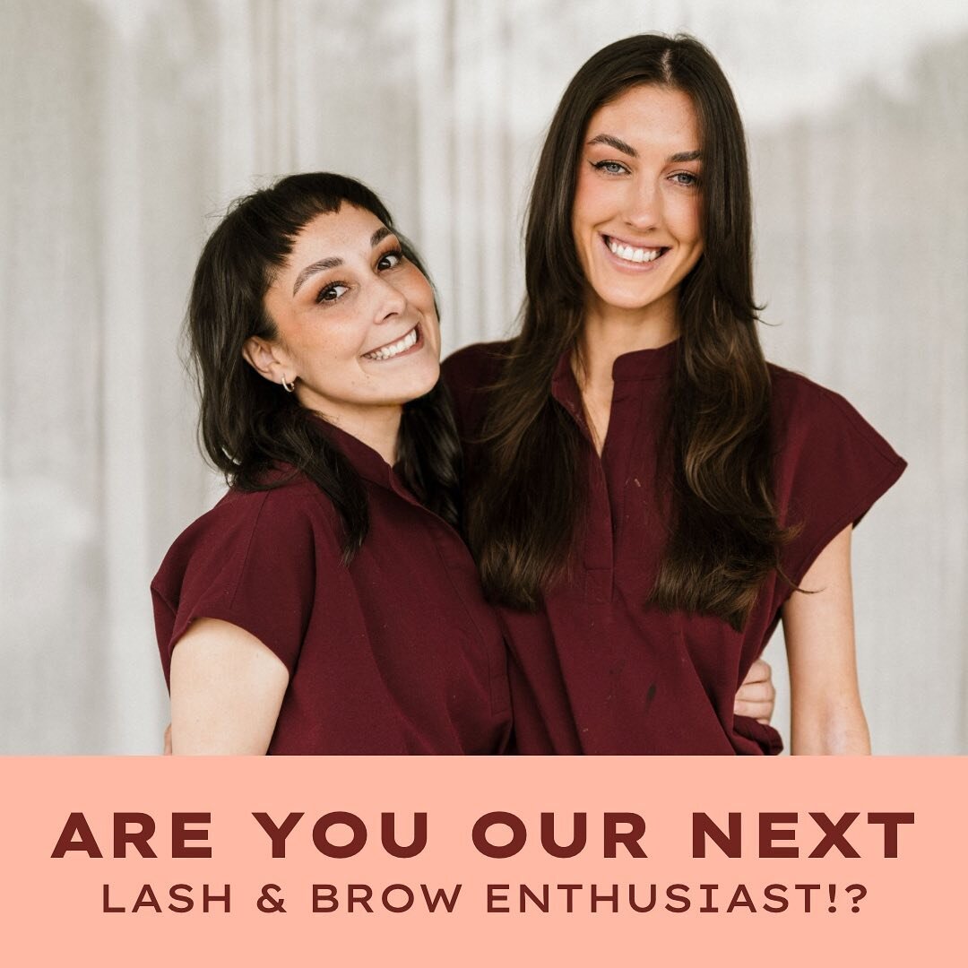 TAG A POTENTIAL CANDIDATE!!!

Are you our next Lash &amp; Brow Enthusiast!? 
We are seeking an evening causual lash and brow specialist and we thought this would be the best place to find them!

This position is for approx 15hrs of evening work a wee