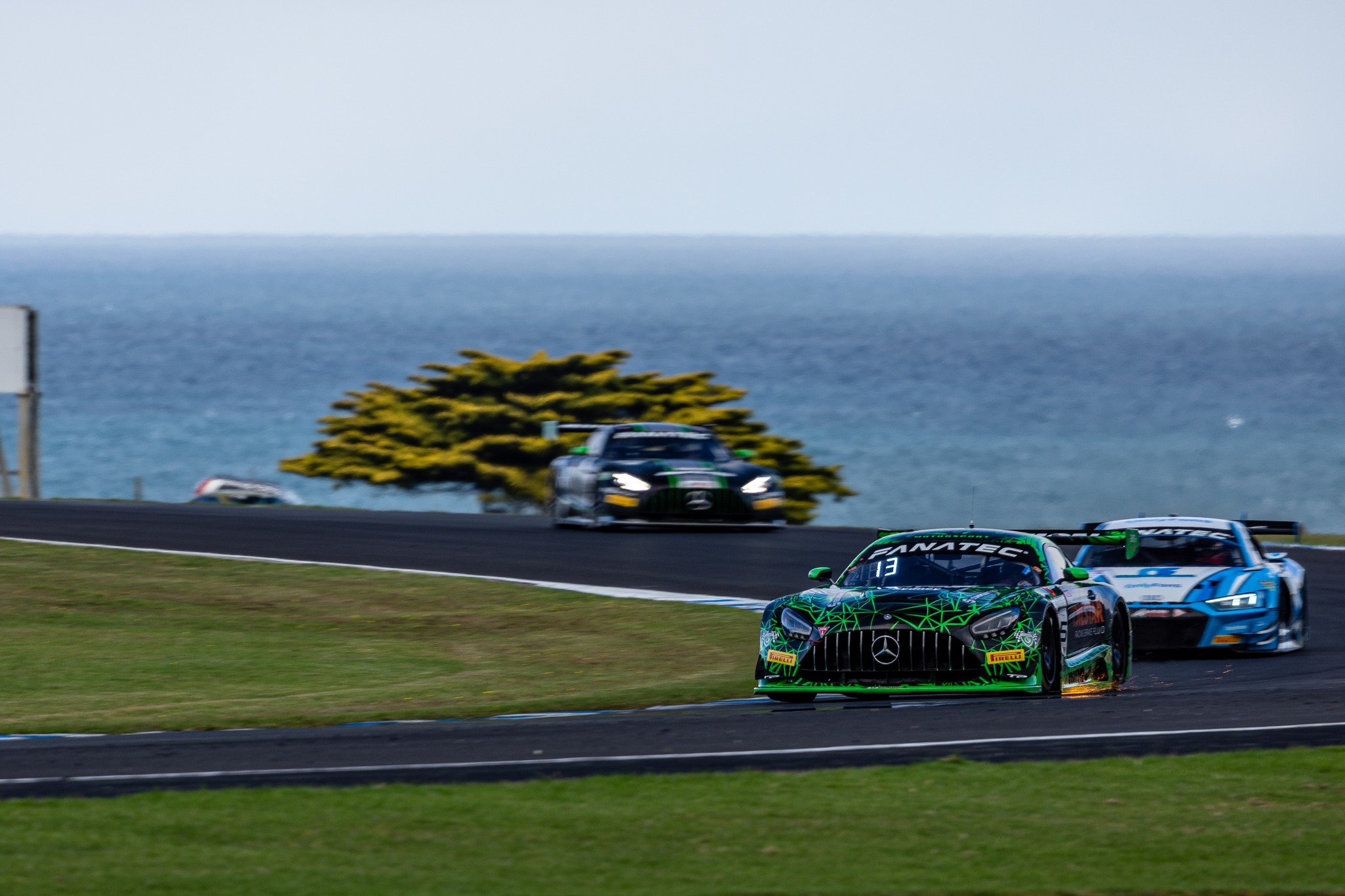 Solid day of practice to kick things off at Phillip Island. Rain interrupted the second session, but the Mercedes AMG felt good and we were on the pace in both sessions. 

Practice 1: P2 in Class - P10 Overall
Practice 2: P1 in Class - P10 Overall

B