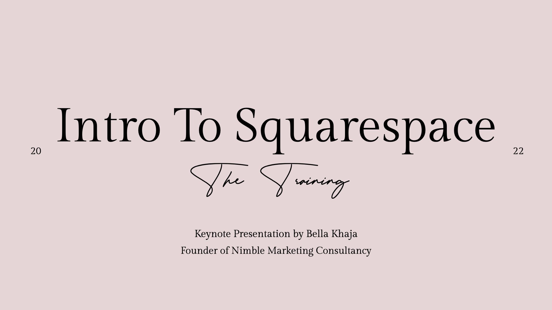 Intro to Squarespace: How to build an effective website (SGD 50 per pax)