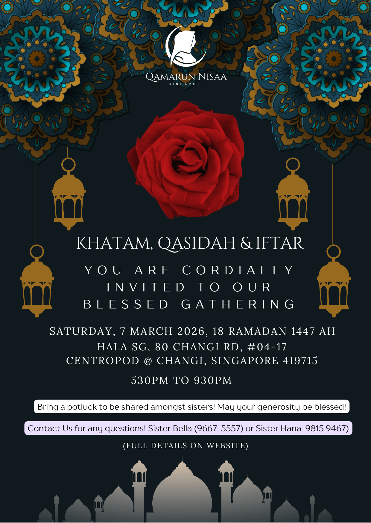 Khatam, Qasidah &amp; Iftar 2026