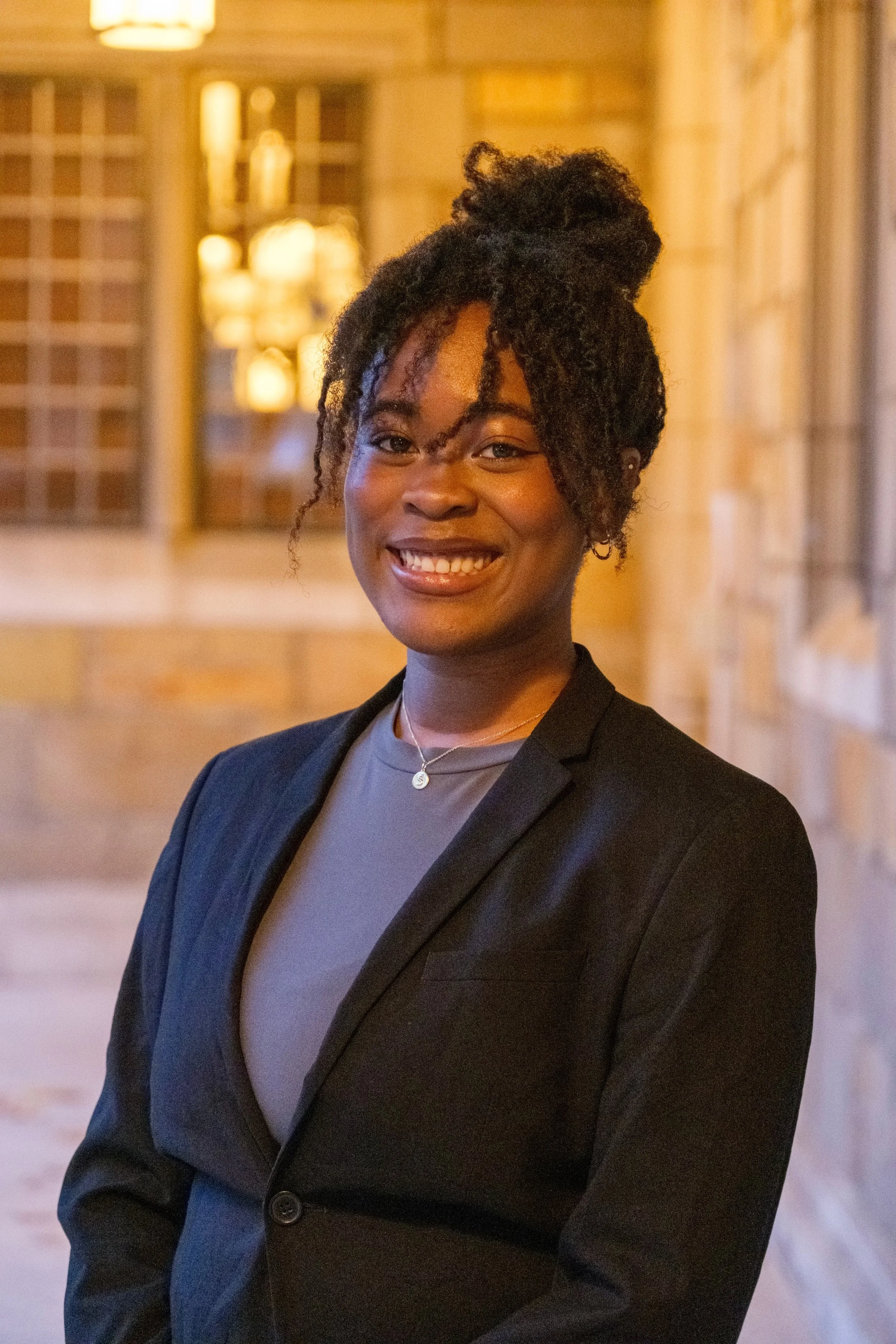 Headshot of Sydney Emuakhagbon, Web Design Chair of Alpha Theta Delta