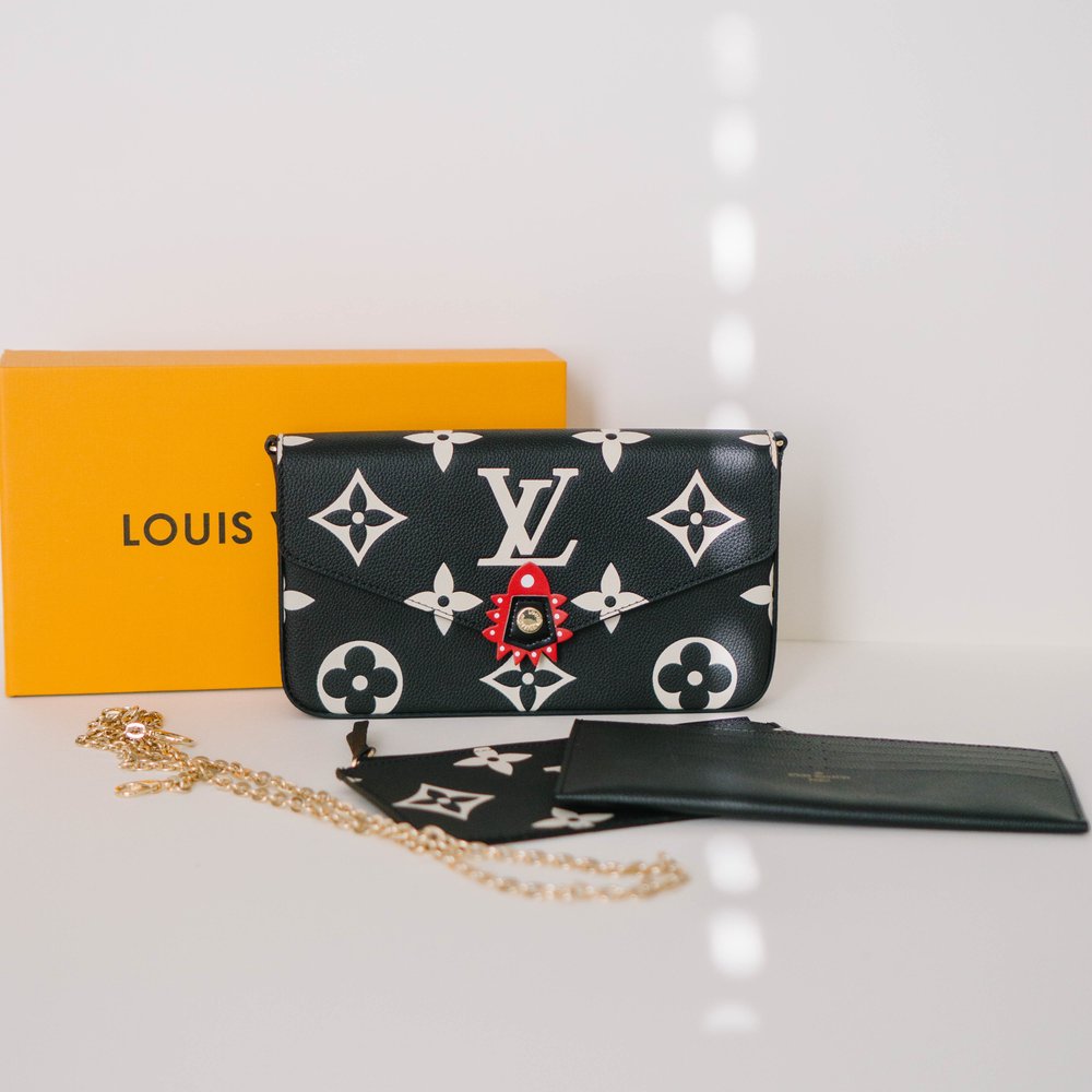 Louis Vuitton Pochette Felicie Crafty Limited Edition Black