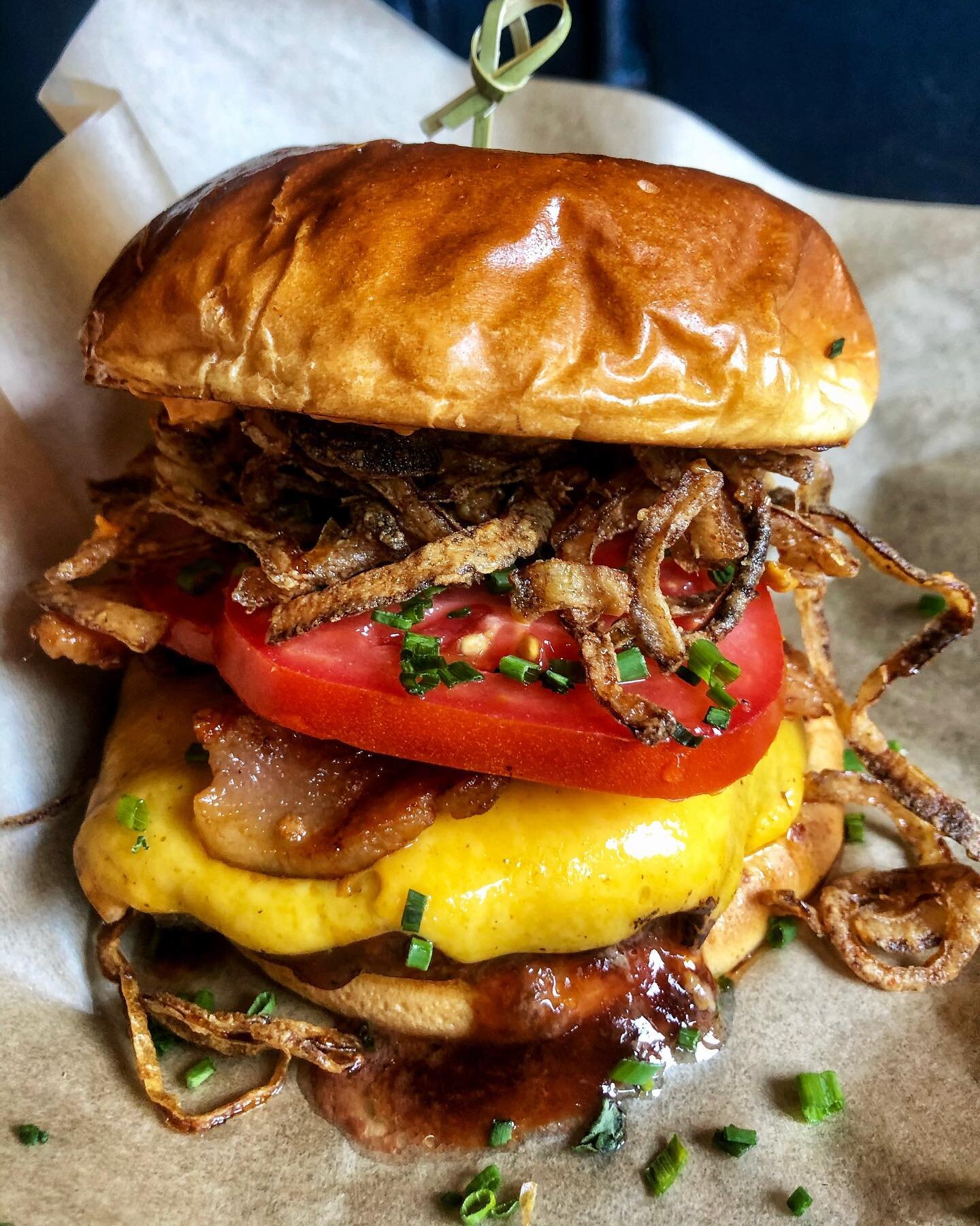We&rsquo;re very proud to introduce a new member to our food family - the Smokestack Burger 😍😤🥵 Come in this week to give her a warm welcome!