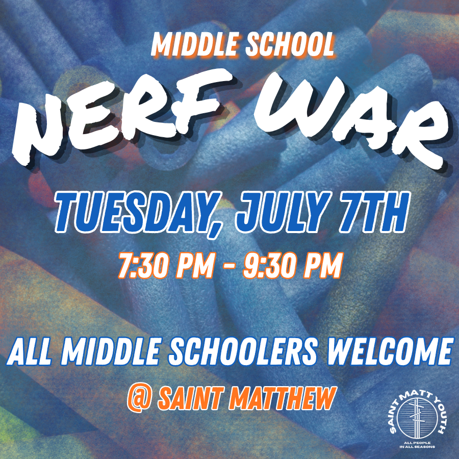 Middle School Nerf War Night