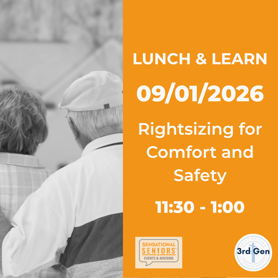 Lunch &amp; Learn - Rightsizing for Comfort and Safety