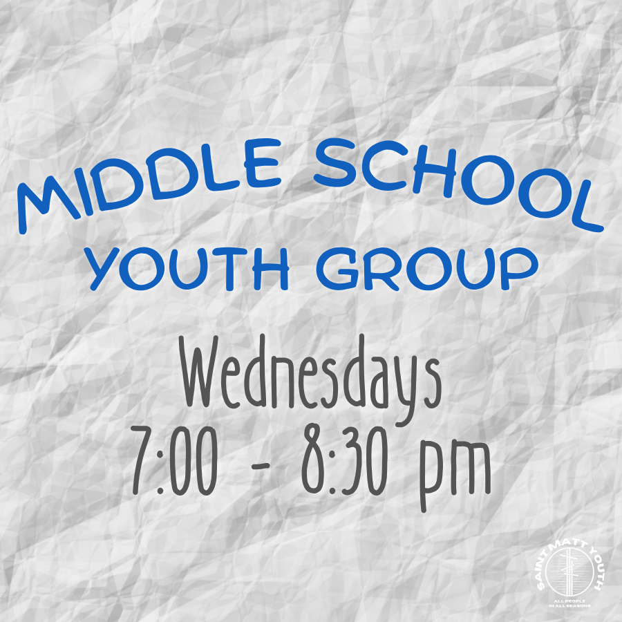 Middle School Youth Group