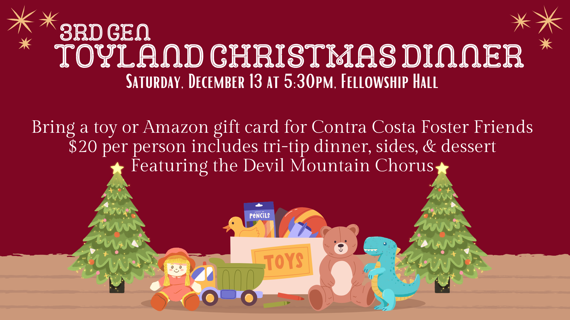 Toyland Christmas Dinner
