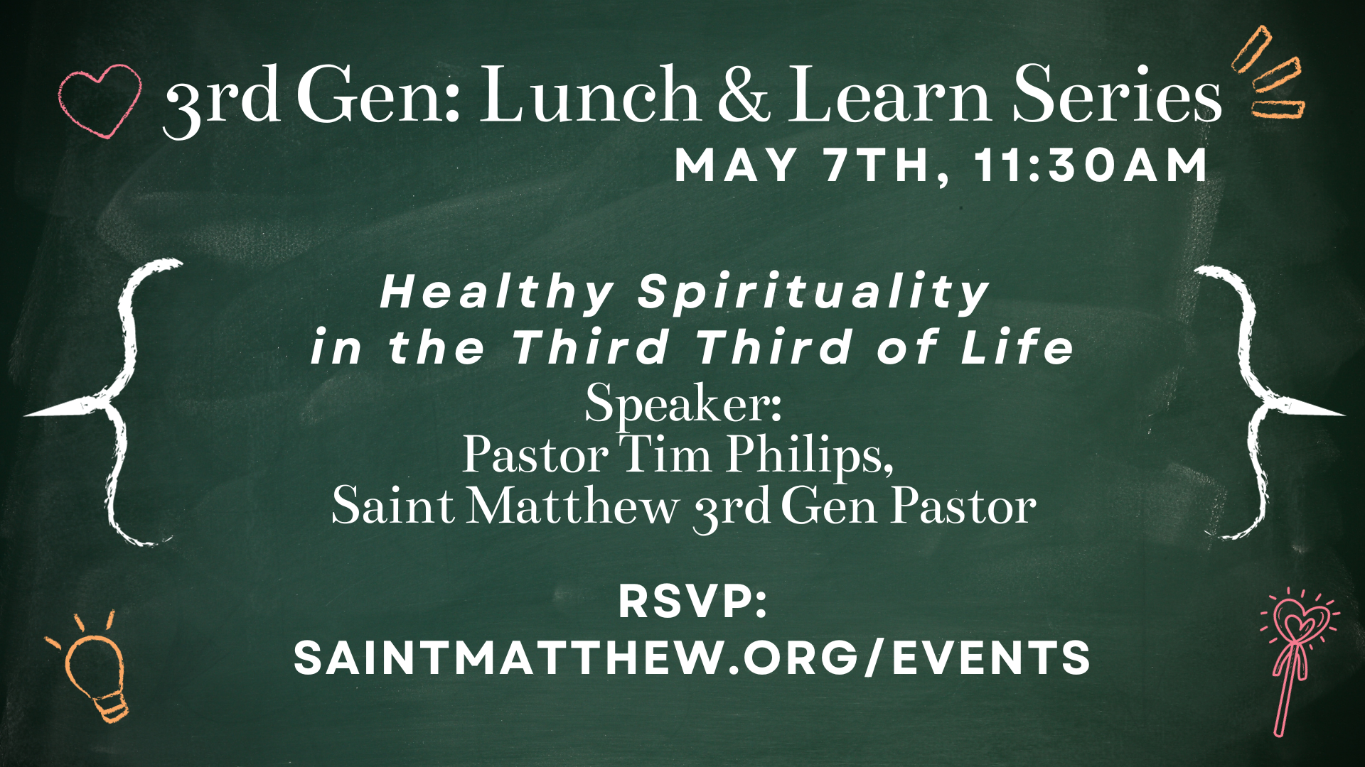 Healthy Spirituality in the Third Third of Life — Saint Matthew