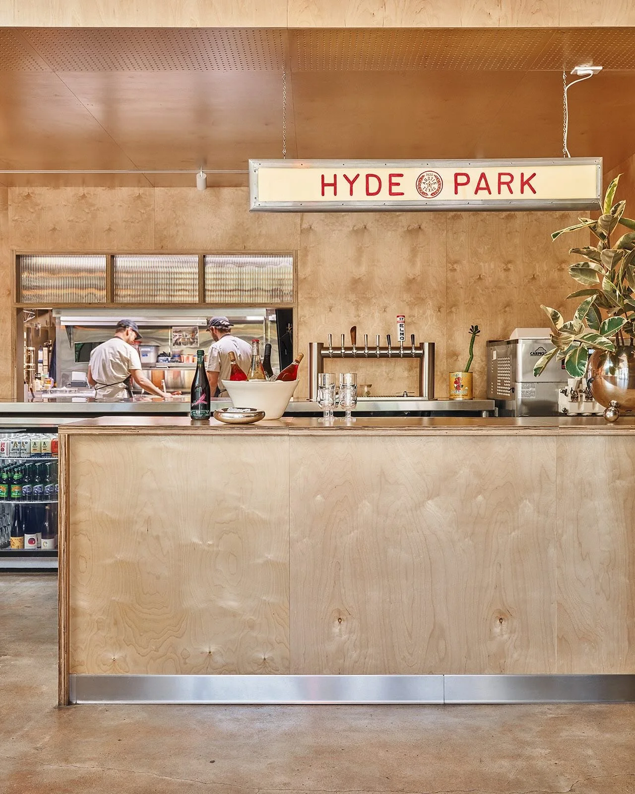 This used to be a post office.
Now it&rsquo;s where we spend our days.
A pizzeria that feels like home.

Architecture: Rios, with John Hallock and Matt Dubin
Construction: Ken Dineen, with Casey and Beto of Archive
Woodwork: Tyson and Willie of @petr