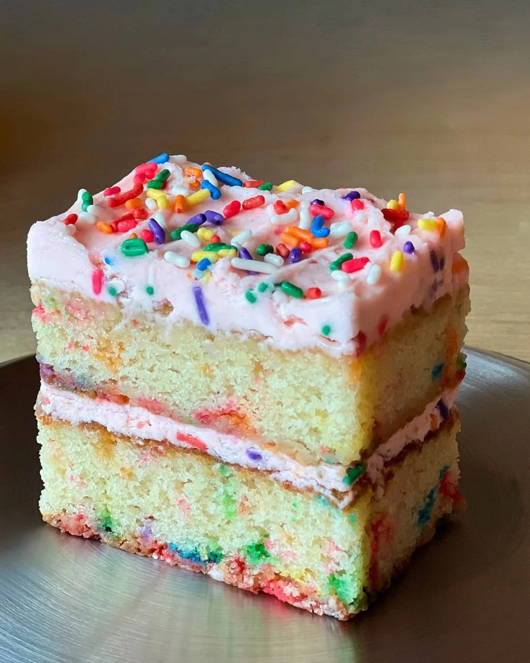 BIRTHDAY CAKE 🎂

Confetti cake. Pink vanilla buttercream. Rainbow sprinkles. Because it&rsquo;s somebody&rsquo;s birthday.

This week, proceeds support @outyouth &mdash; creating safe spaces and brighter futures for young people in Central Texas.

A
