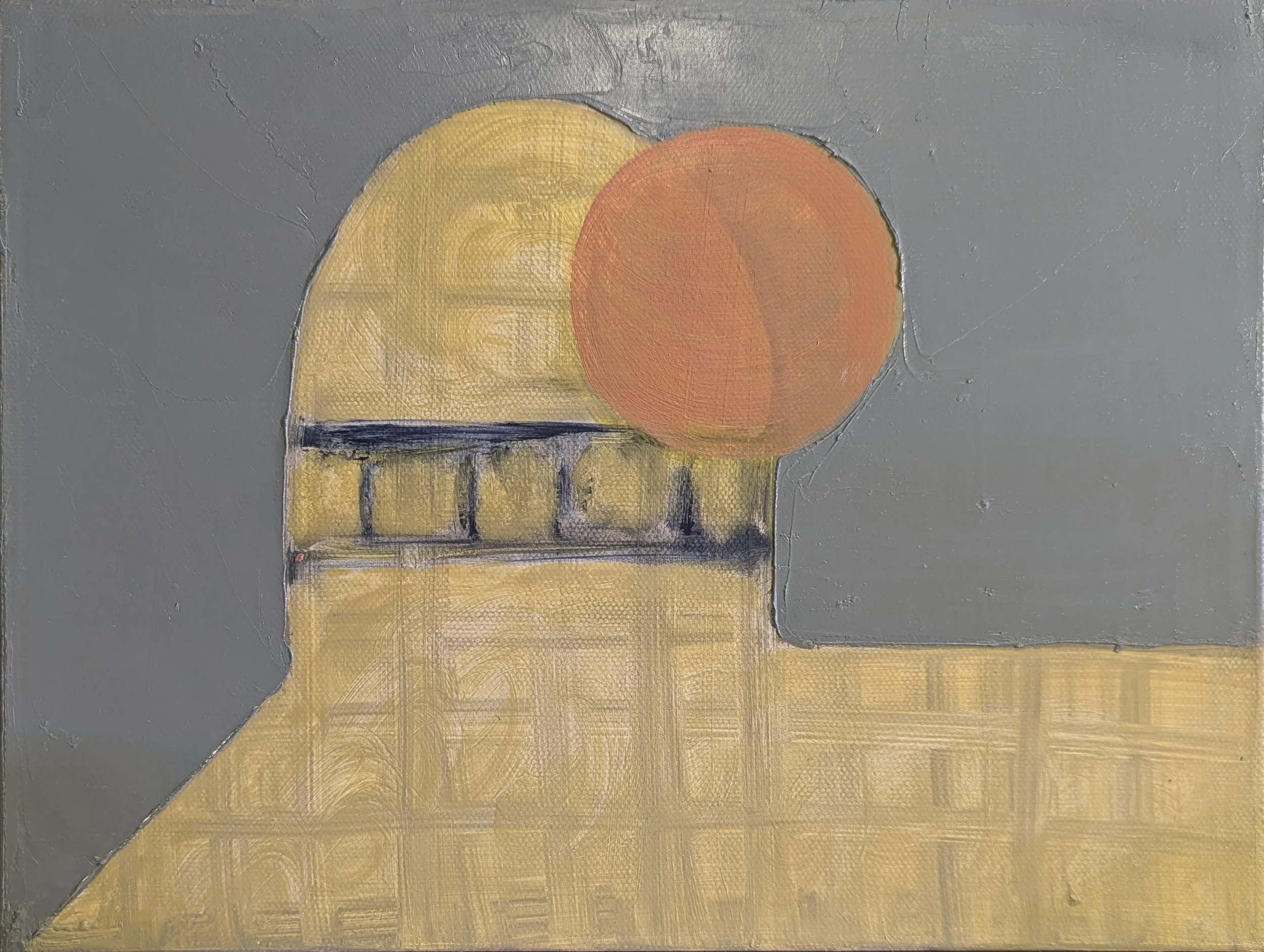 Untitled, Grid and Orb and Ledge
8x10 inches