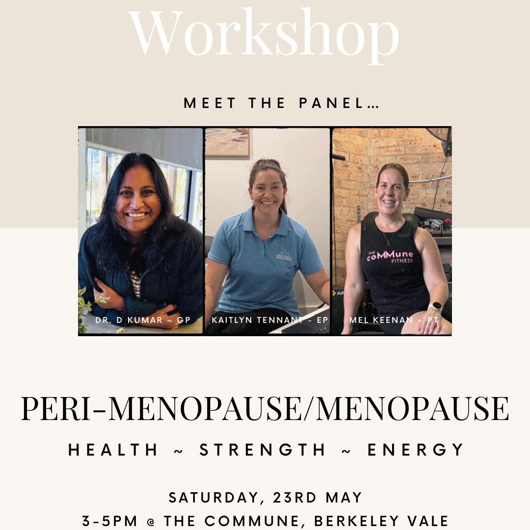 Live Well Workshop - Women’s Health: Strength, Hormones + Energy through Perimenopause + Menopause