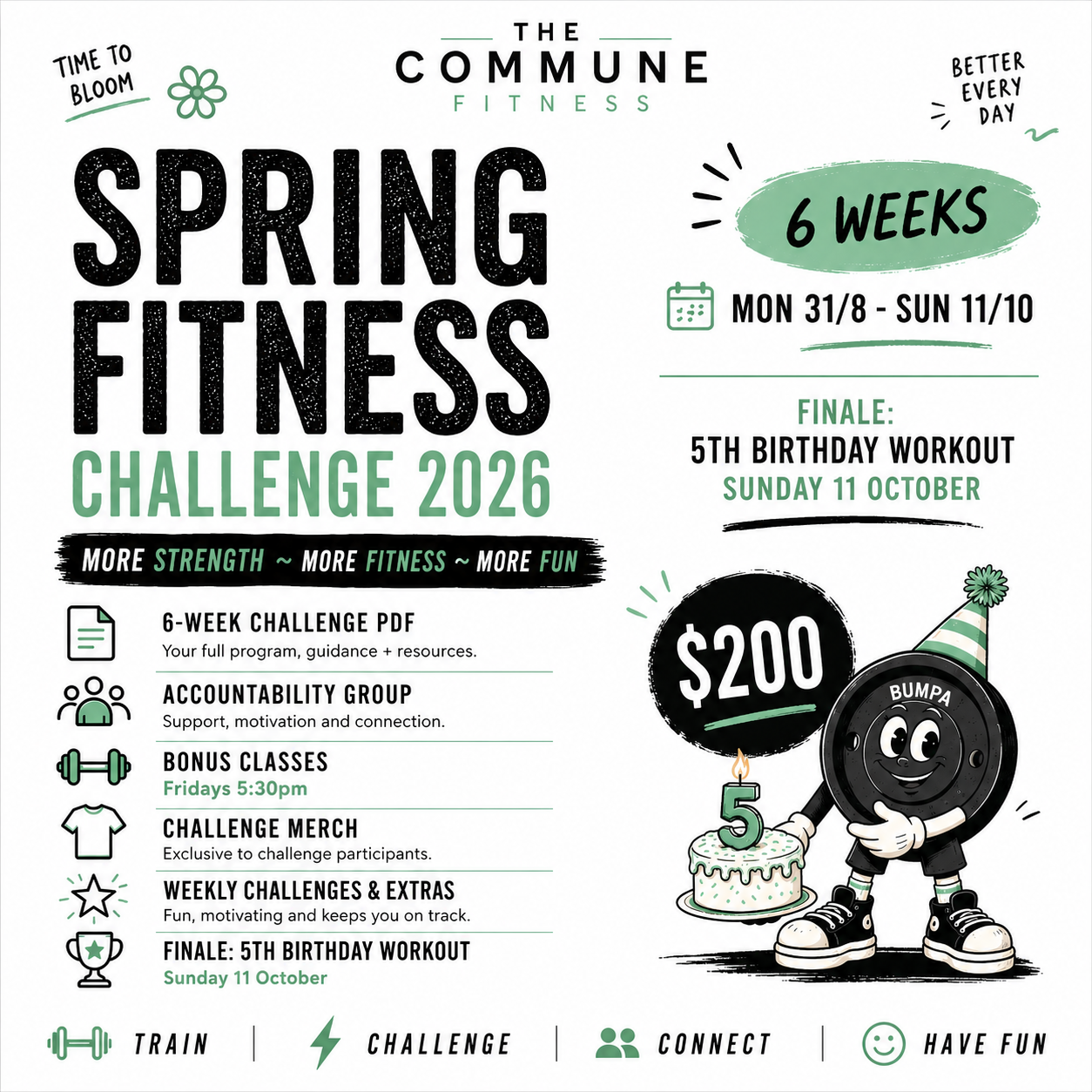 Spring Fitness Challenge Pass