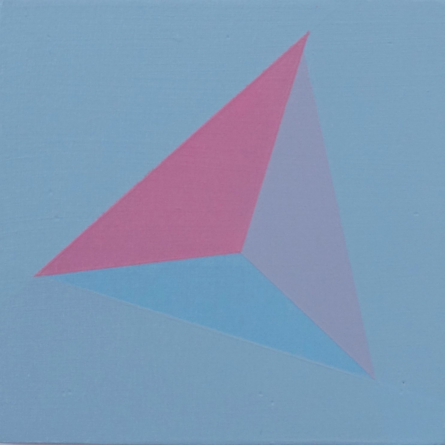 PS91, 2025, acrylic on wood board, 4"x 4"